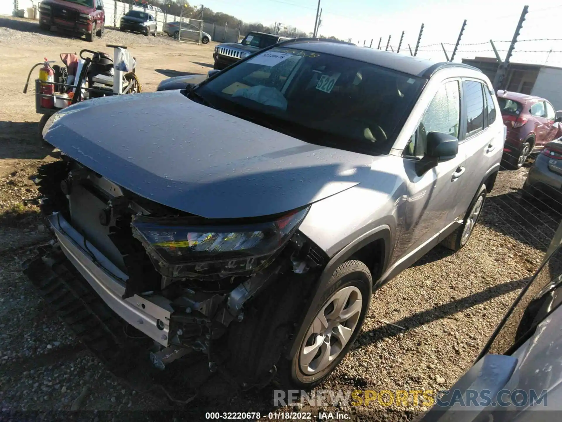 2 Photograph of a damaged car JTMH1RFV3KD516176 TOYOTA RAV4 2019