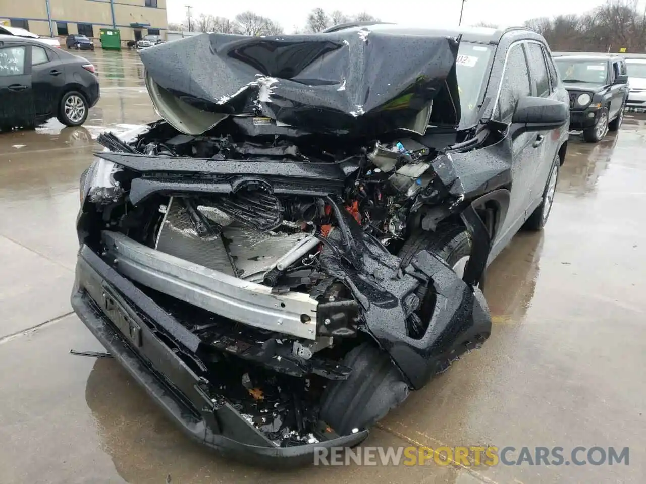 9 Photograph of a damaged car JTMH1RFV3KD516646 TOYOTA RAV4 2019