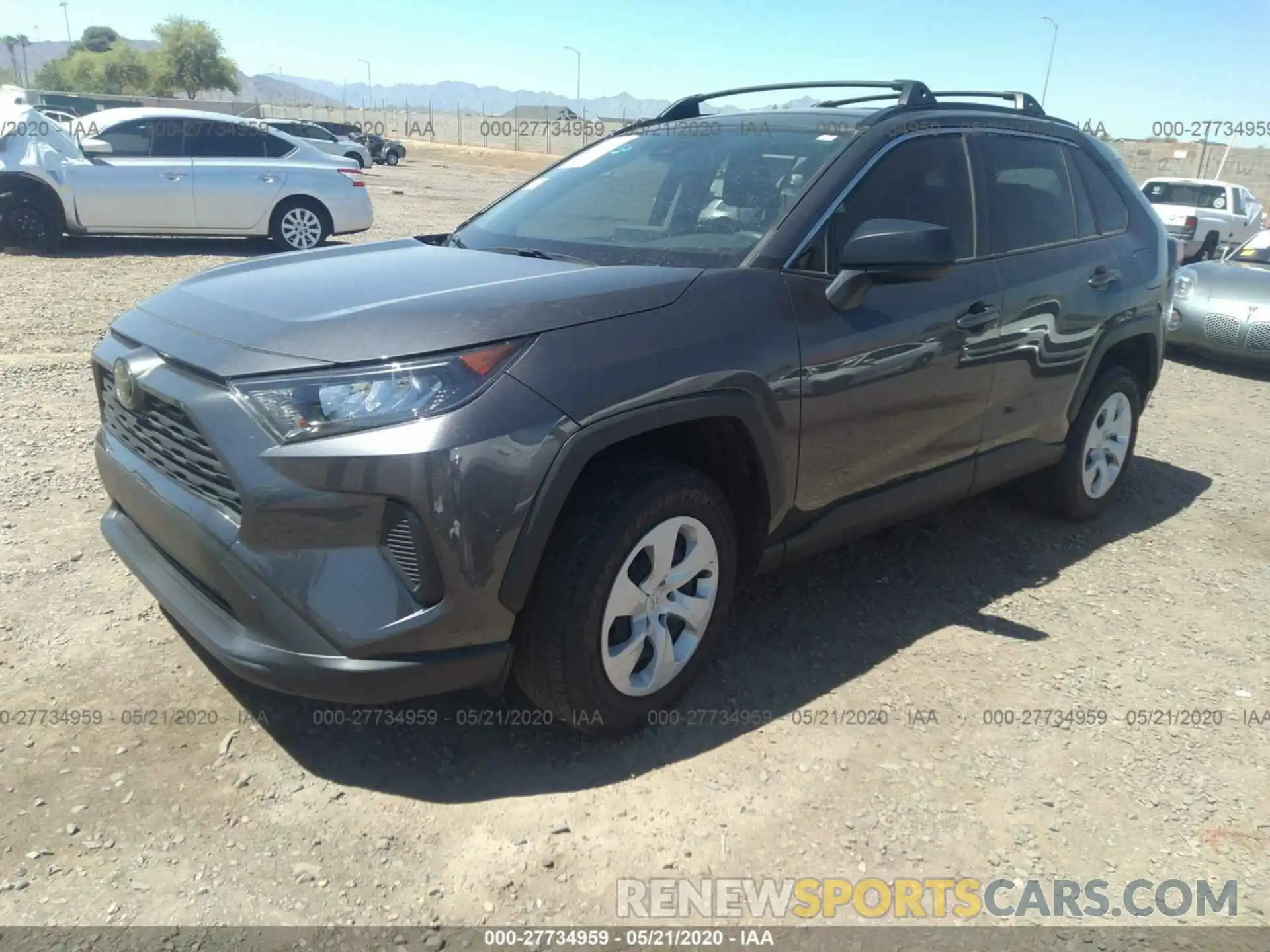 2 Photograph of a damaged car JTMH1RFV3KJ004807 TOYOTA RAV4 2019