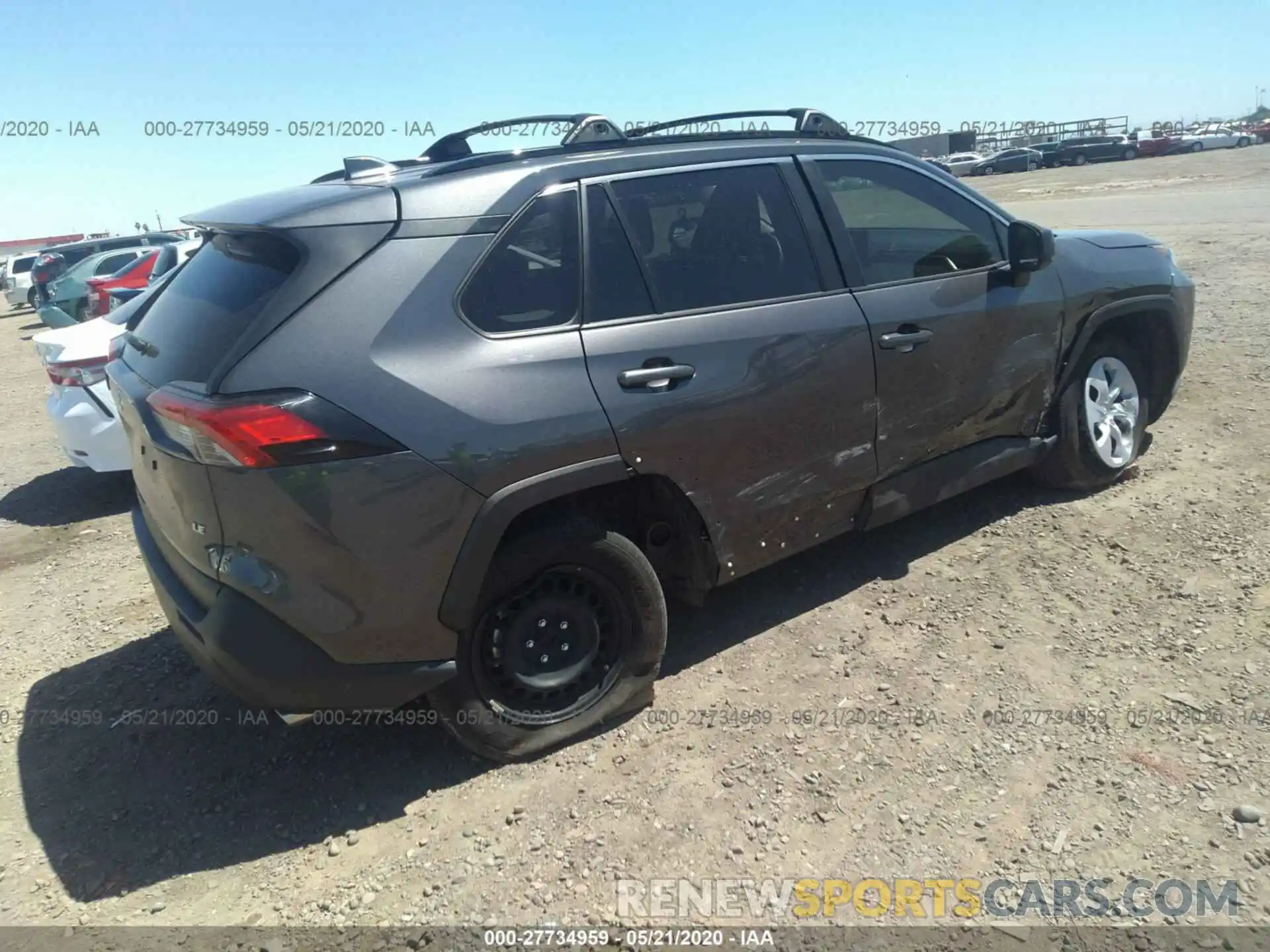 4 Photograph of a damaged car JTMH1RFV3KJ004807 TOYOTA RAV4 2019