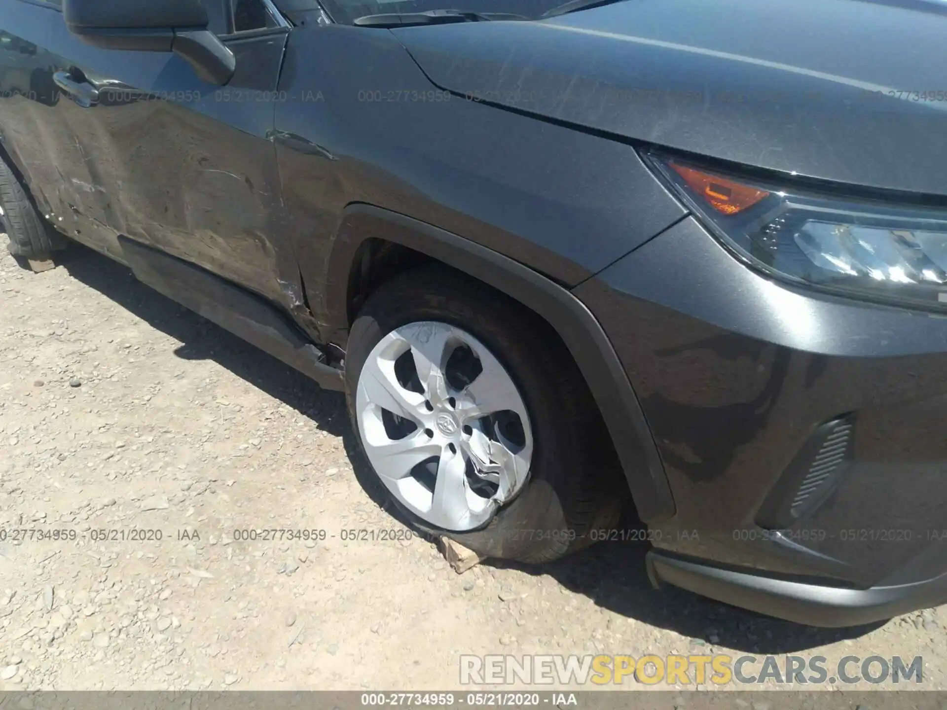 6 Photograph of a damaged car JTMH1RFV3KJ004807 TOYOTA RAV4 2019