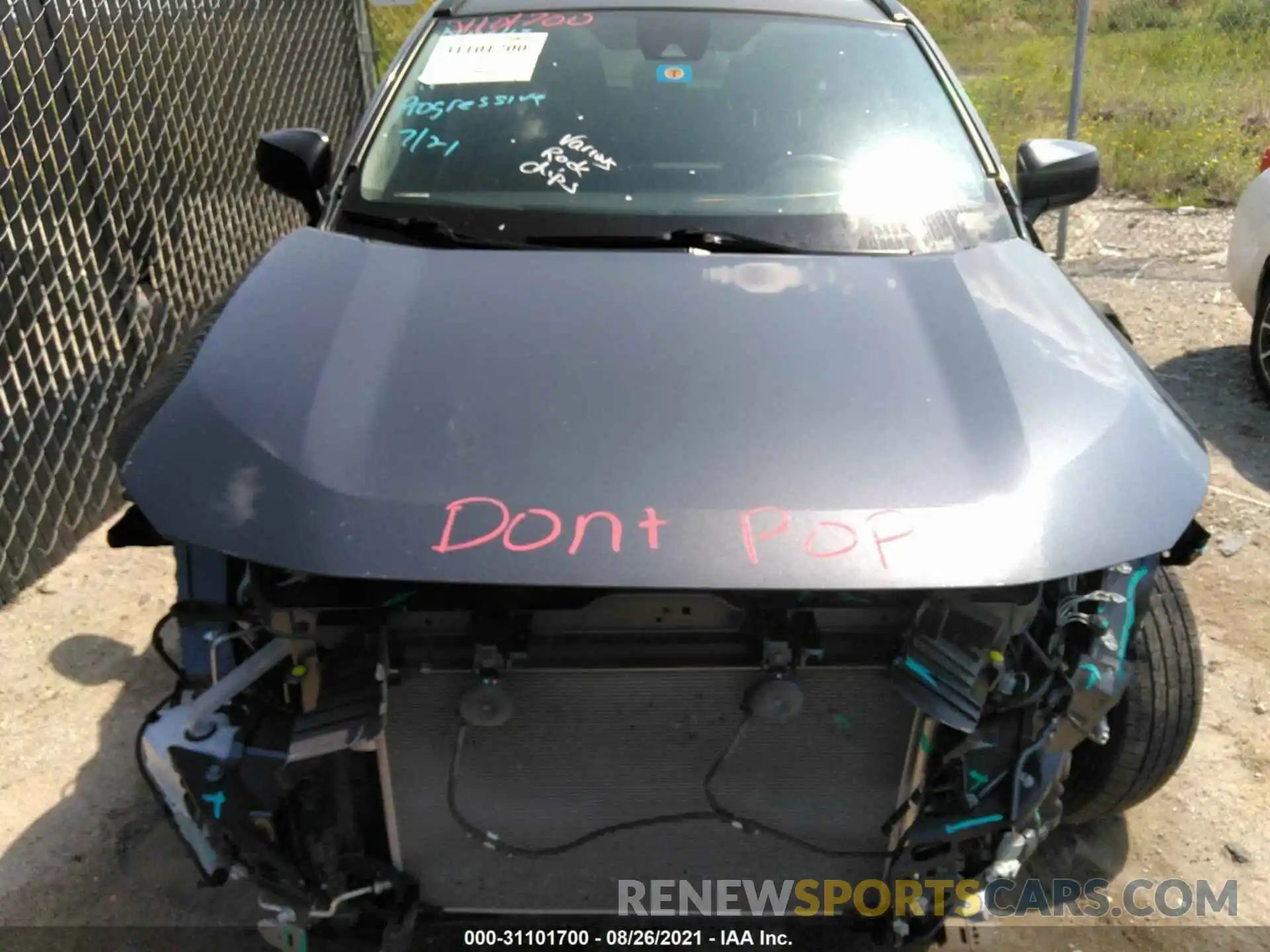 10 Photograph of a damaged car JTMH1RFV3KJ005004 TOYOTA RAV4 2019