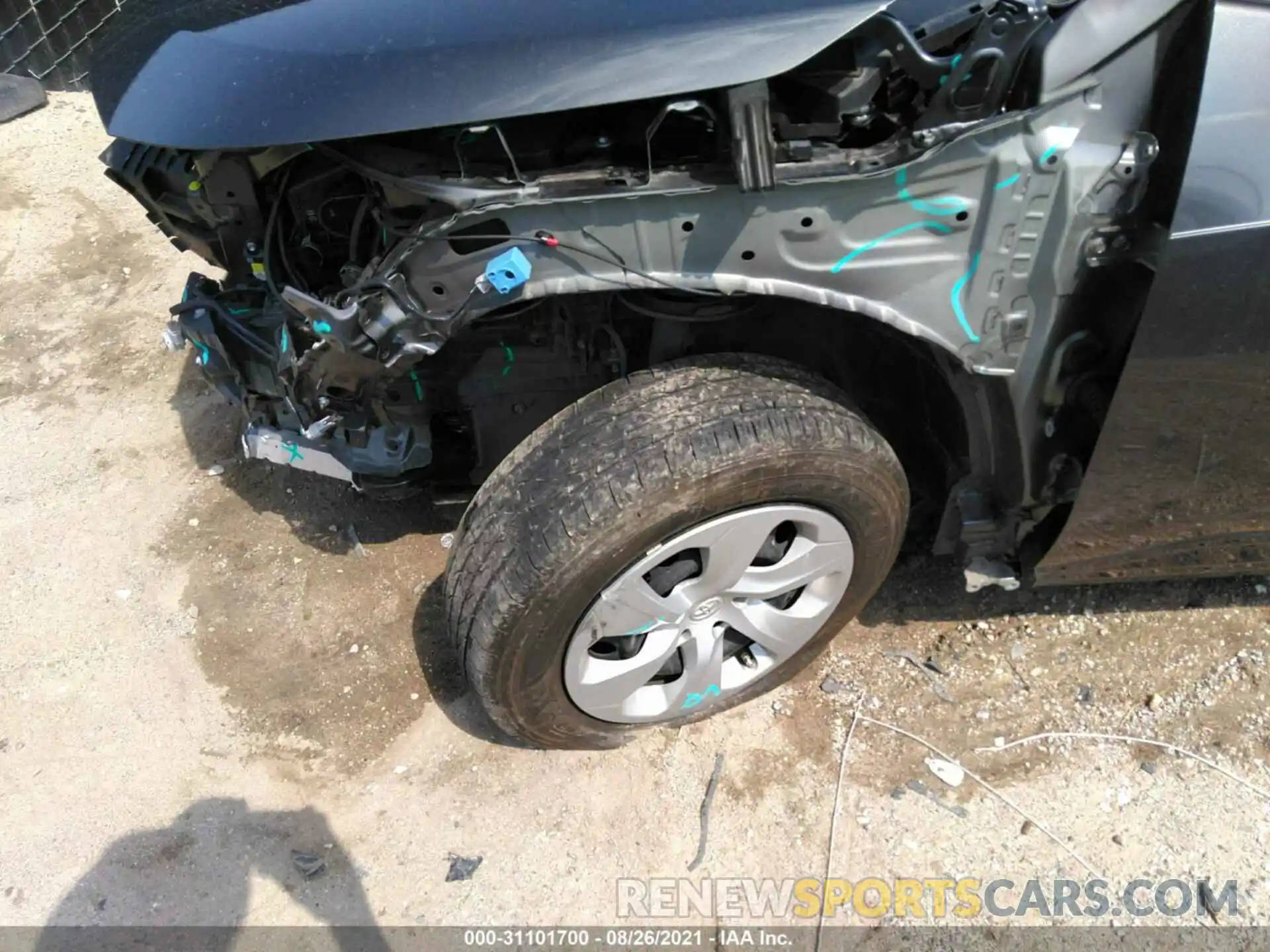 12 Photograph of a damaged car JTMH1RFV3KJ005004 TOYOTA RAV4 2019