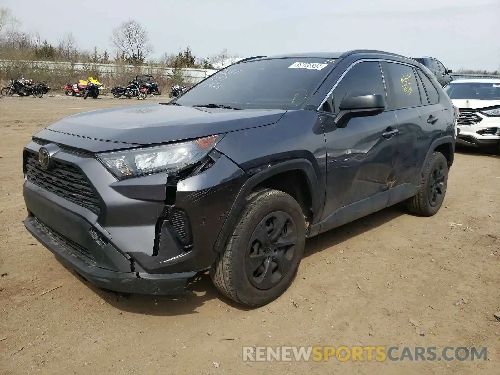 9 Photograph of a damaged car JTMH1RFV3KJ005391 TOYOTA RAV4 2019