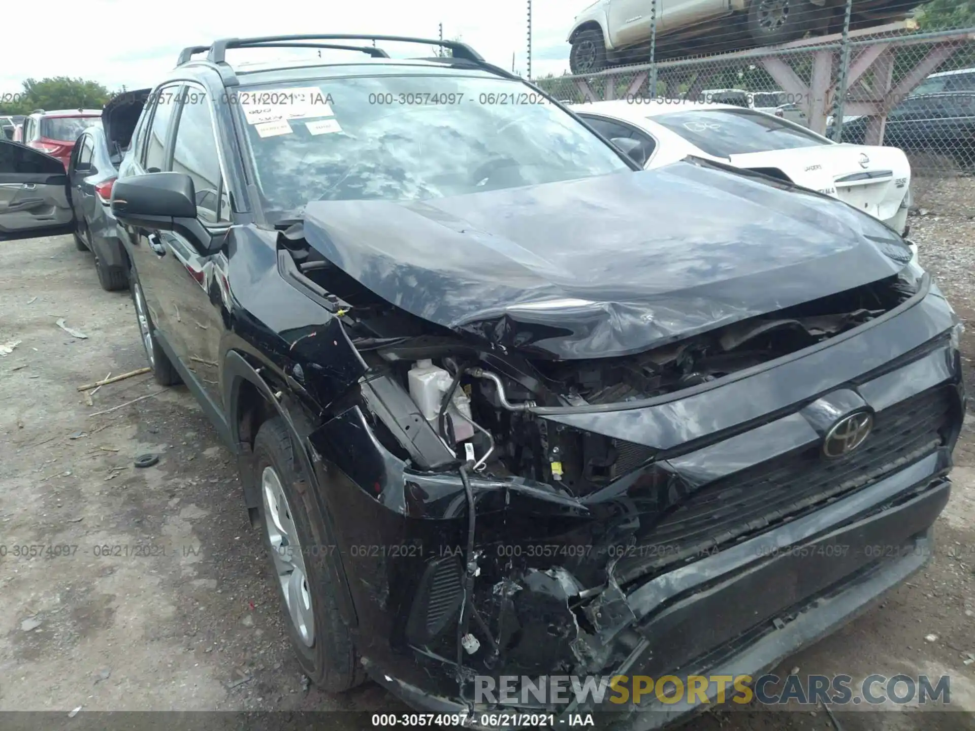 6 Photograph of a damaged car JTMH1RFV3KJ006136 TOYOTA RAV4 2019