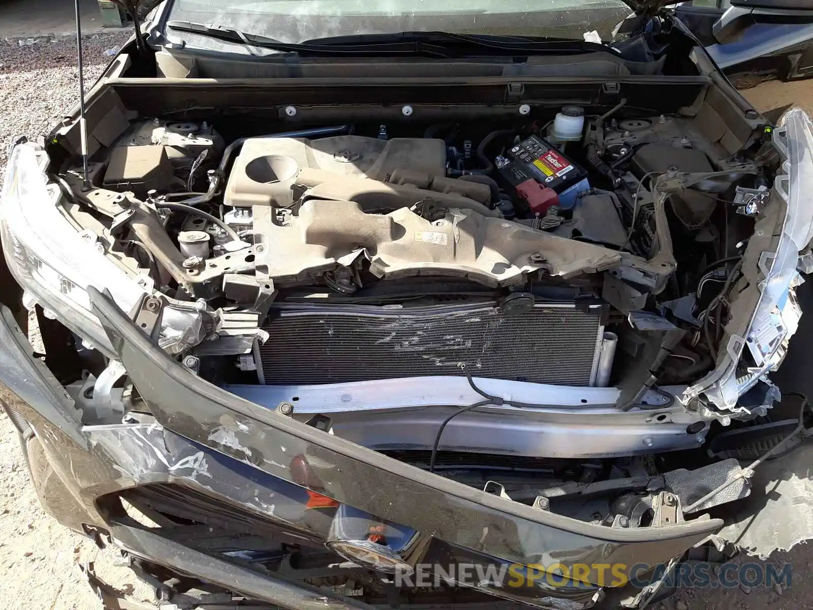 7 Photograph of a damaged car JTMH1RFV3KJ012843 TOYOTA RAV4 2019