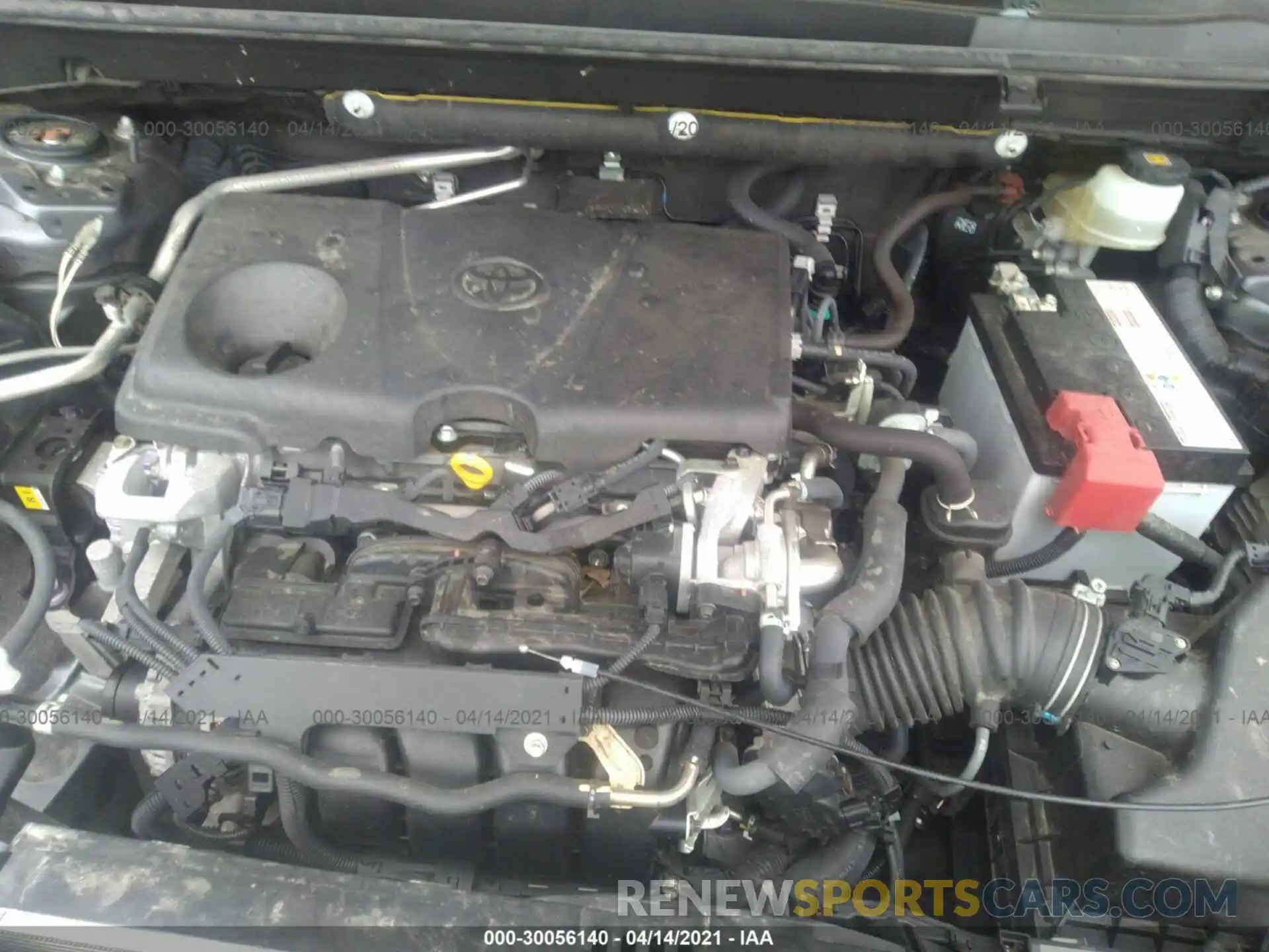 10 Фотография поврежденного автомобиля JTMH1RFV4KD004653 TOYOTA RAV4 2019