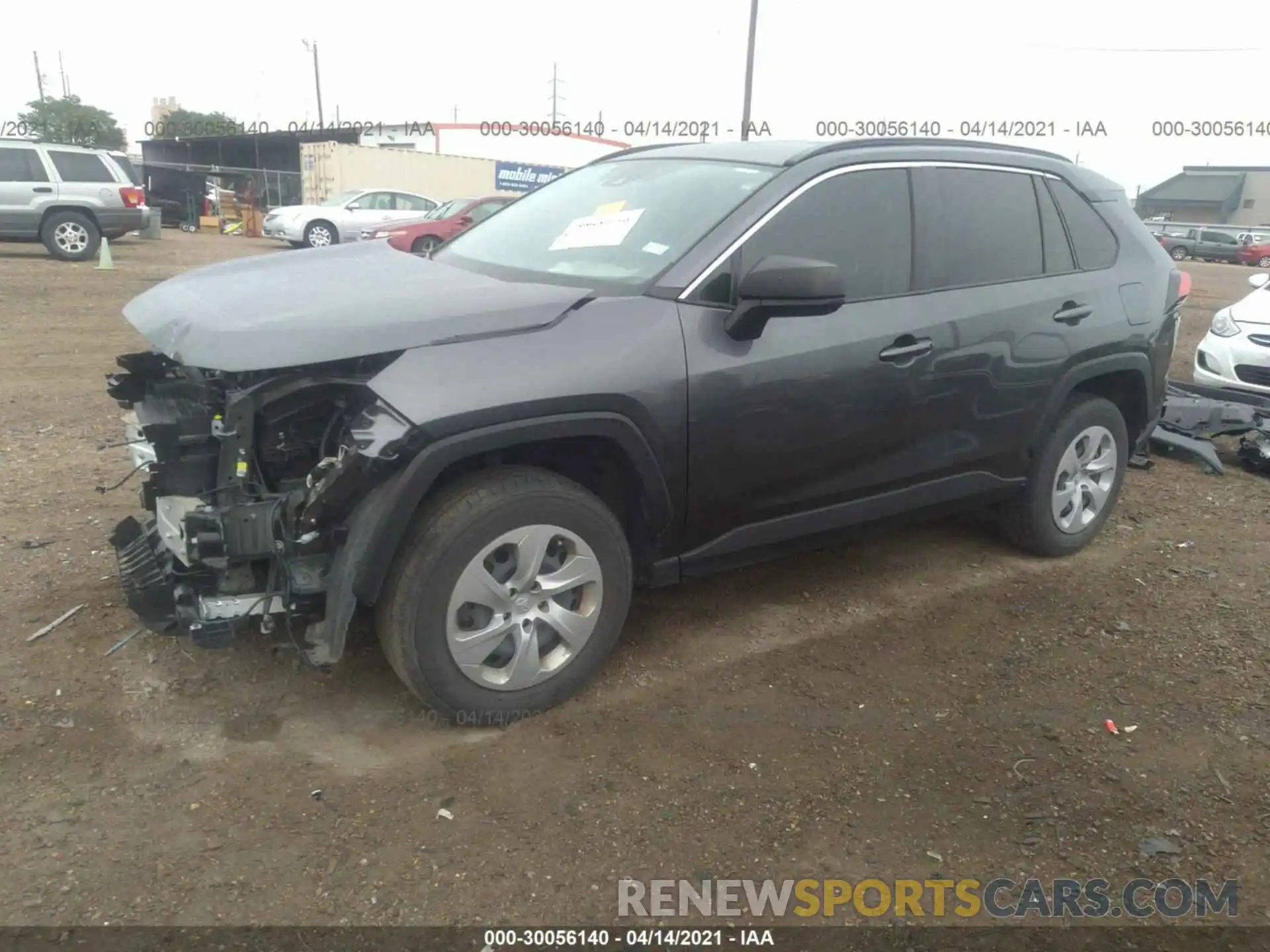 2 Photograph of a damaged car JTMH1RFV4KD004653 TOYOTA RAV4 2019