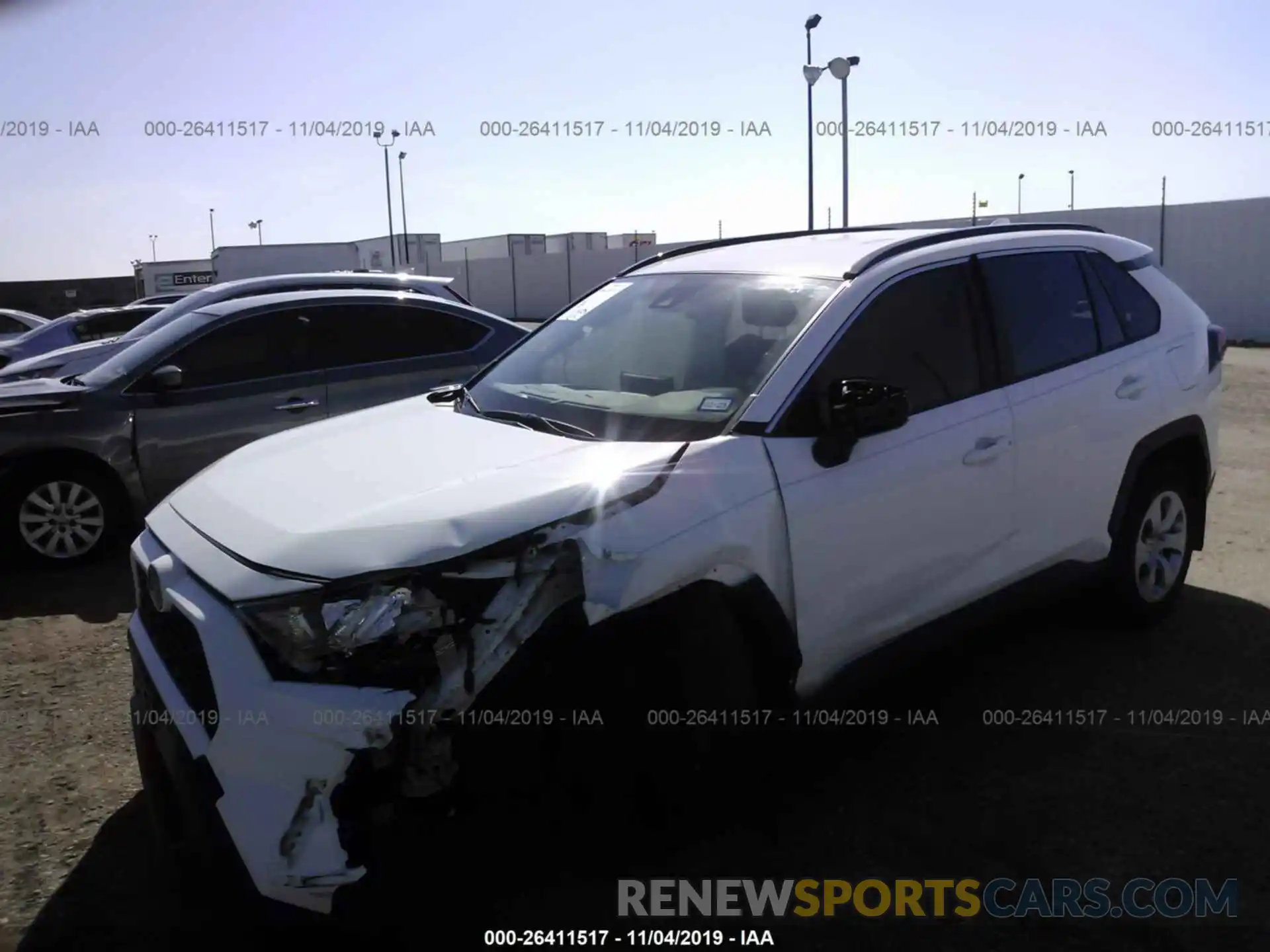 2 Photograph of a damaged car JTMH1RFV4KD004703 TOYOTA RAV4 2019