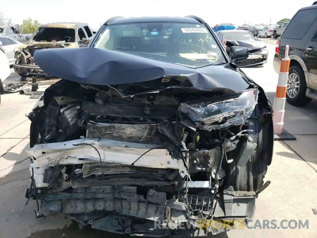 9 Photograph of a damaged car JTMH1RFV4KD015748 TOYOTA RAV4 2019