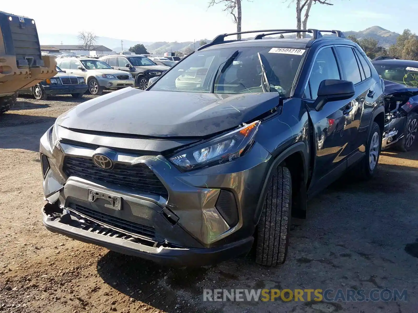 2 Photograph of a damaged car JTMH1RFV4KD021985 TOYOTA RAV4 2019