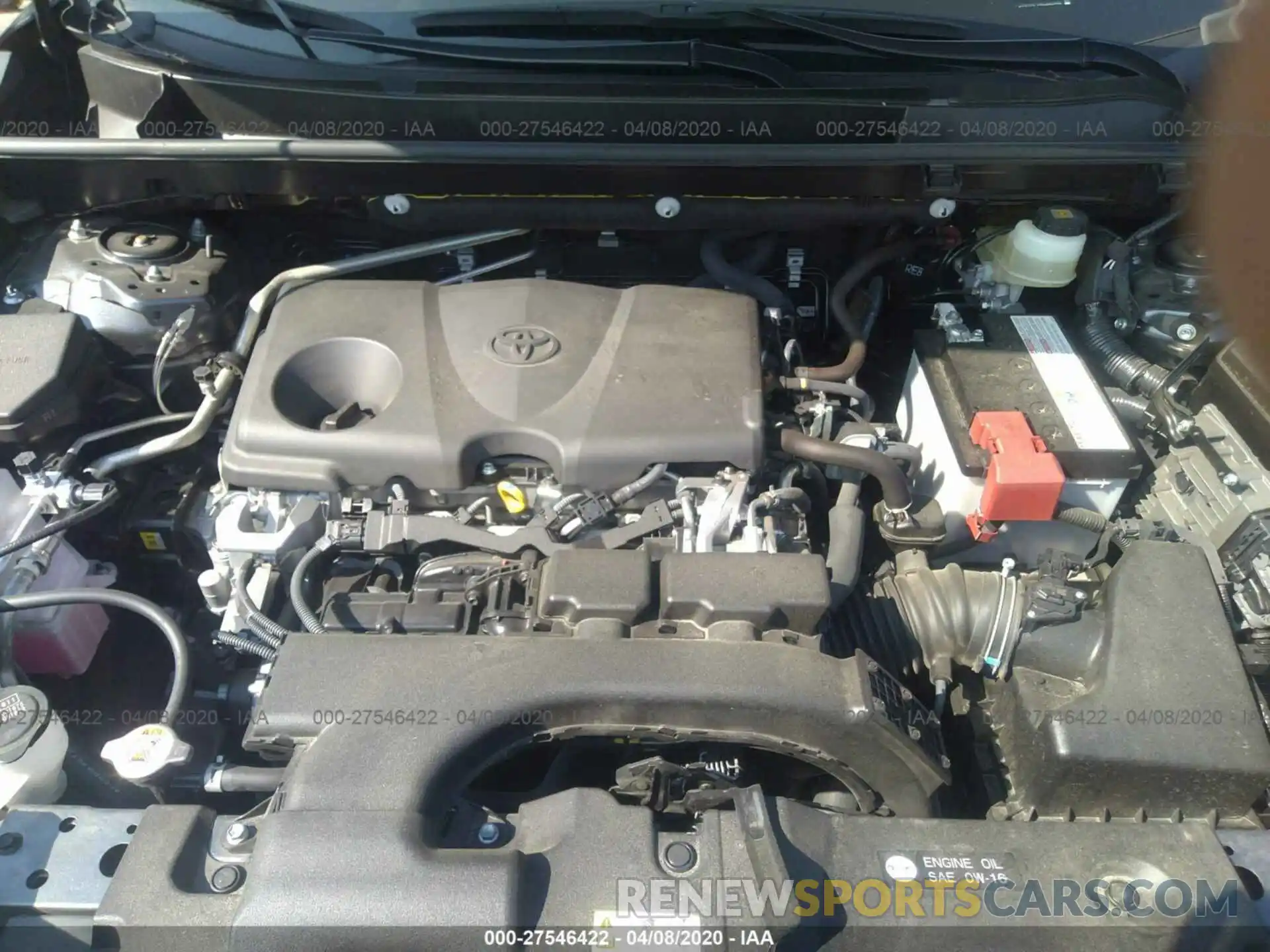 10 Фотография поврежденного автомобиля JTMH1RFV4KD022442 TOYOTA RAV4 2019