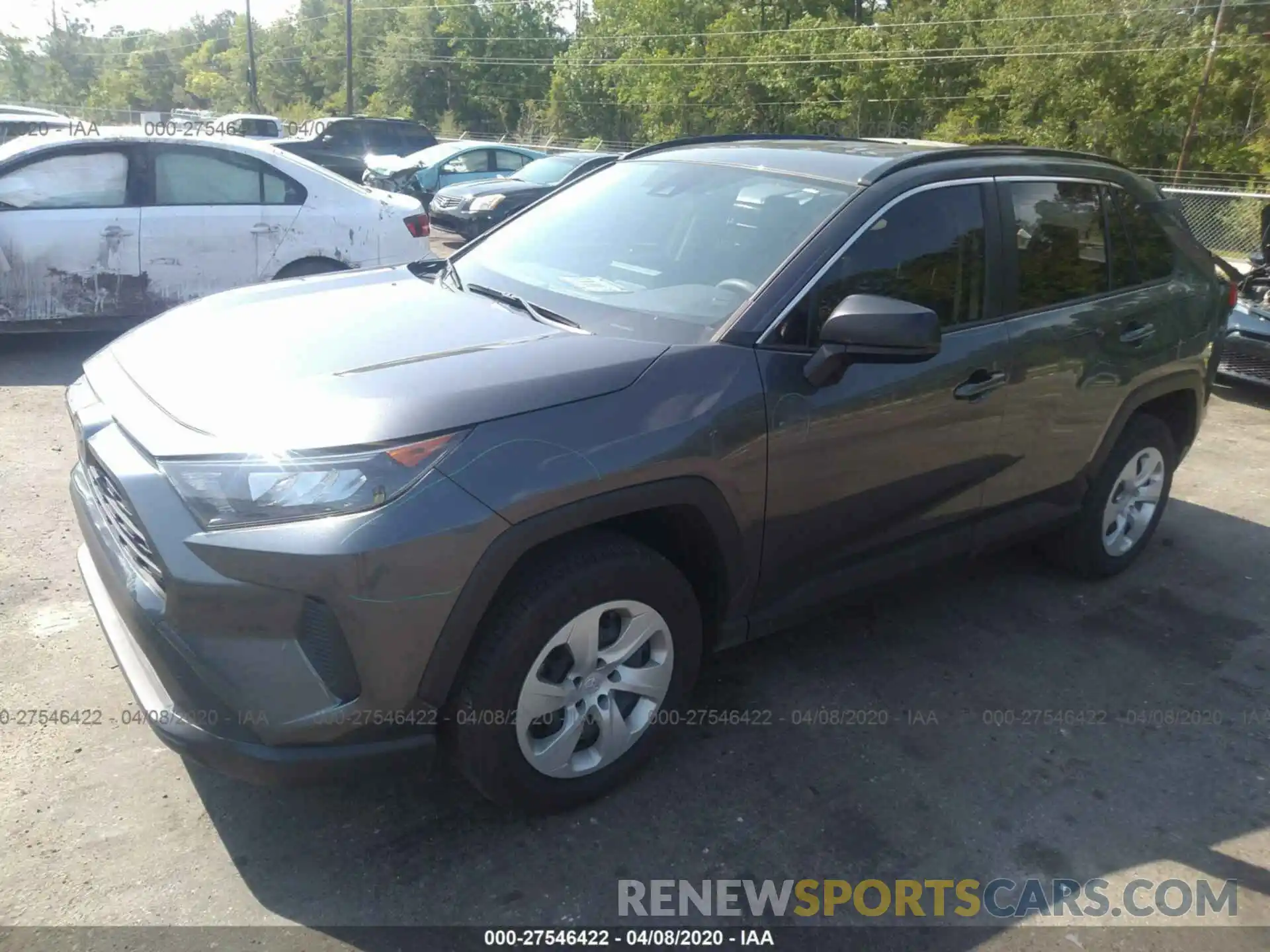 2 Photograph of a damaged car JTMH1RFV4KD022442 TOYOTA RAV4 2019