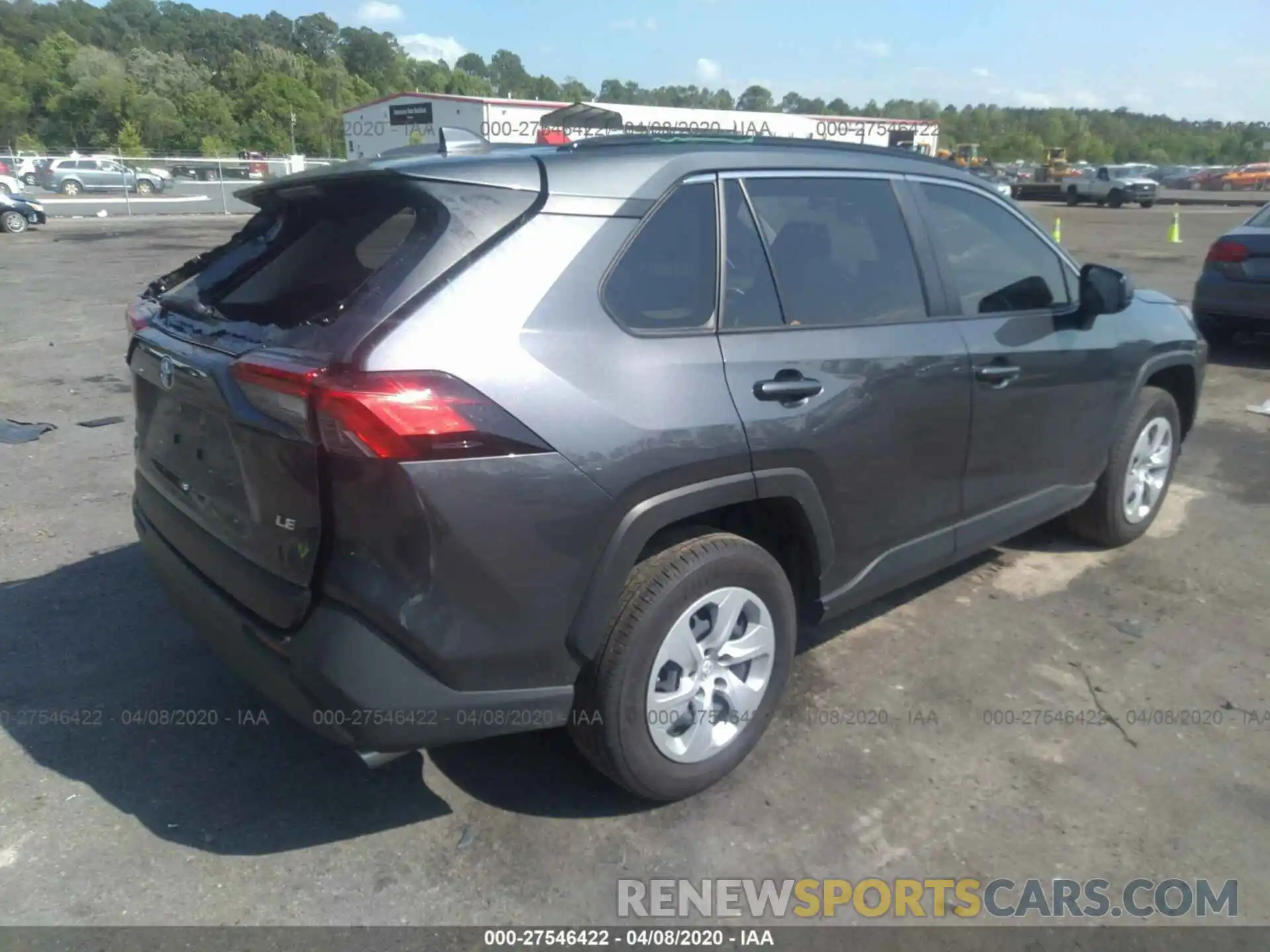 4 Фотография поврежденного автомобиля JTMH1RFV4KD022442 TOYOTA RAV4 2019