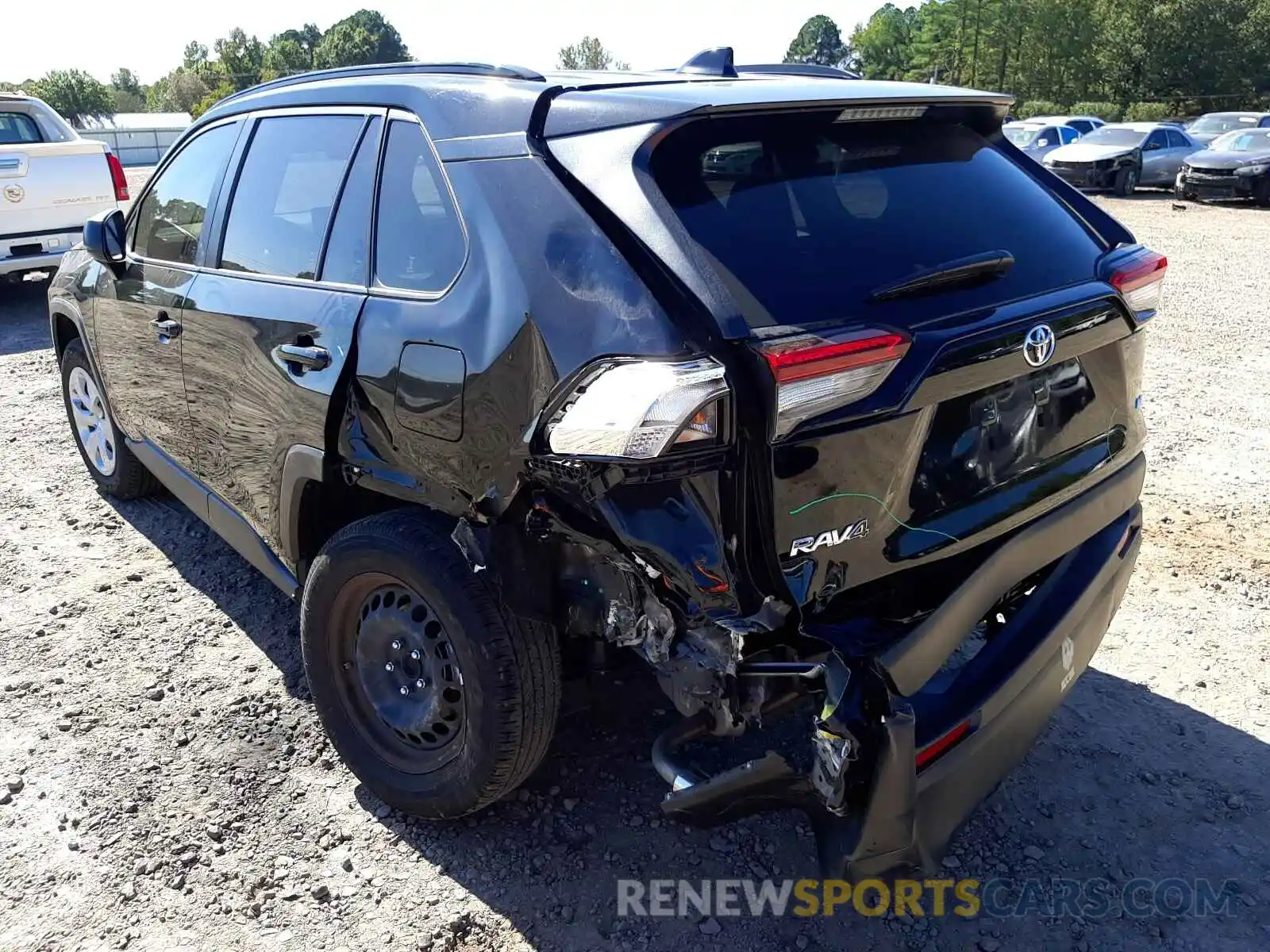 3 Photograph of a damaged car JTMH1RFV4KD036552 TOYOTA RAV4 2019