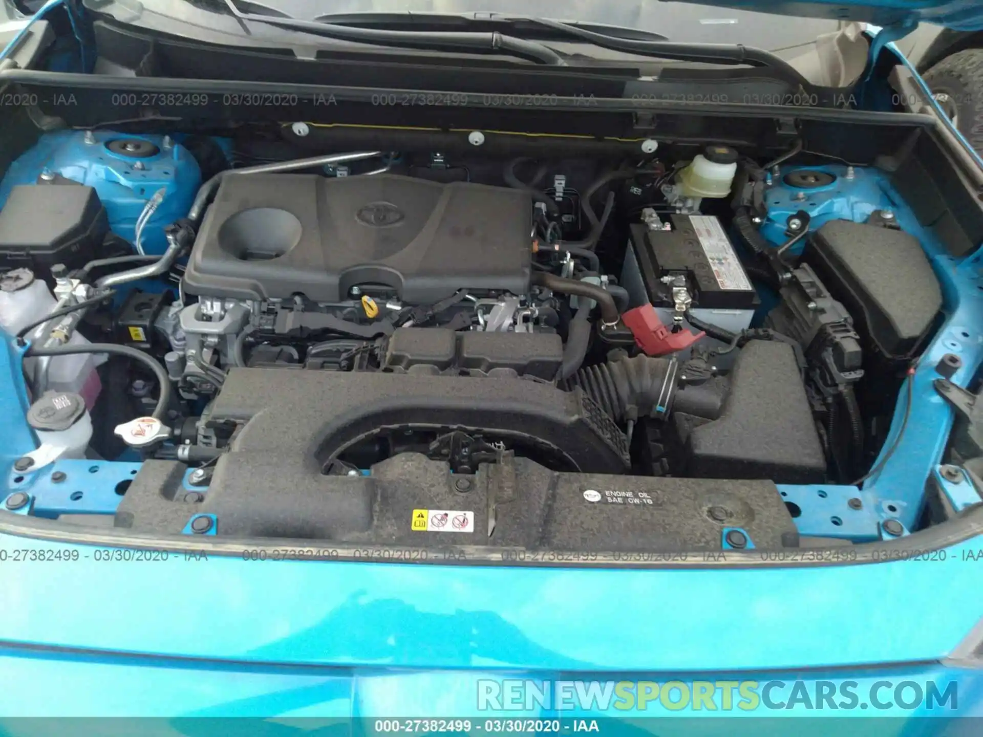 10 Фотография поврежденного автомобиля JTMH1RFV4KD040620 TOYOTA RAV4 2019