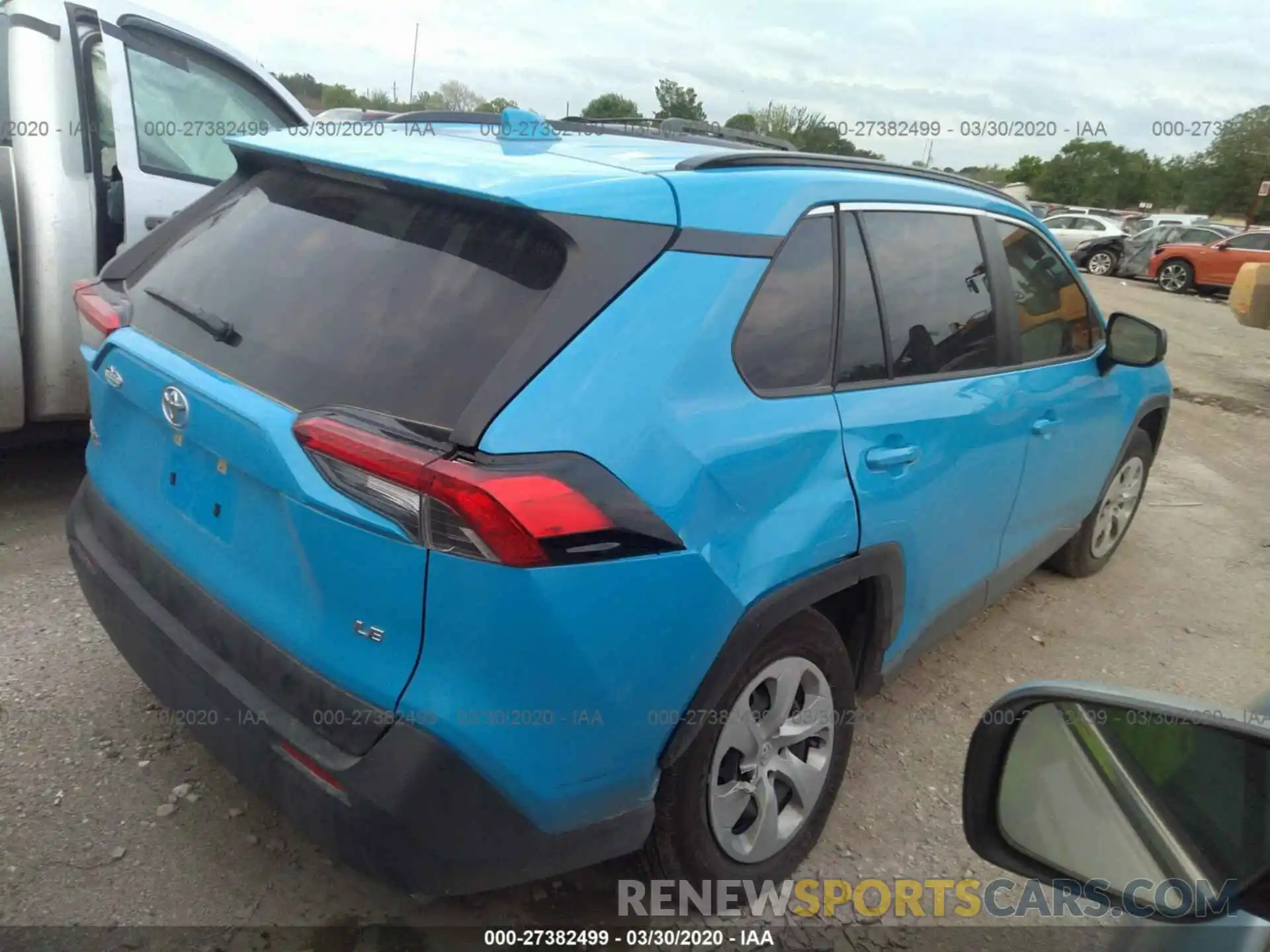 4 Фотография поврежденного автомобиля JTMH1RFV4KD040620 TOYOTA RAV4 2019