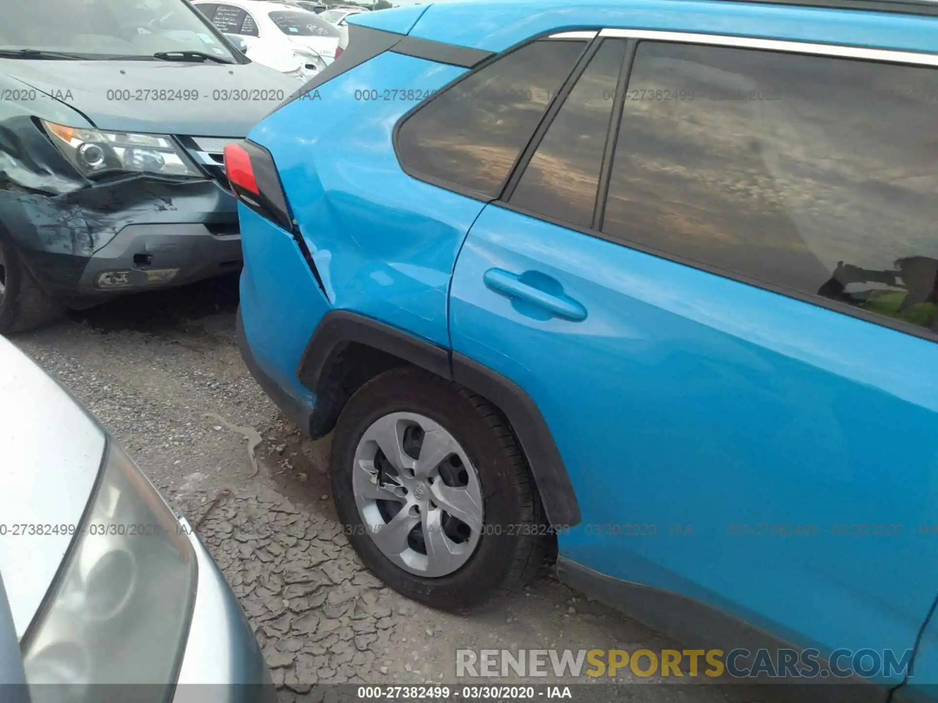 6 Фотография поврежденного автомобиля JTMH1RFV4KD040620 TOYOTA RAV4 2019