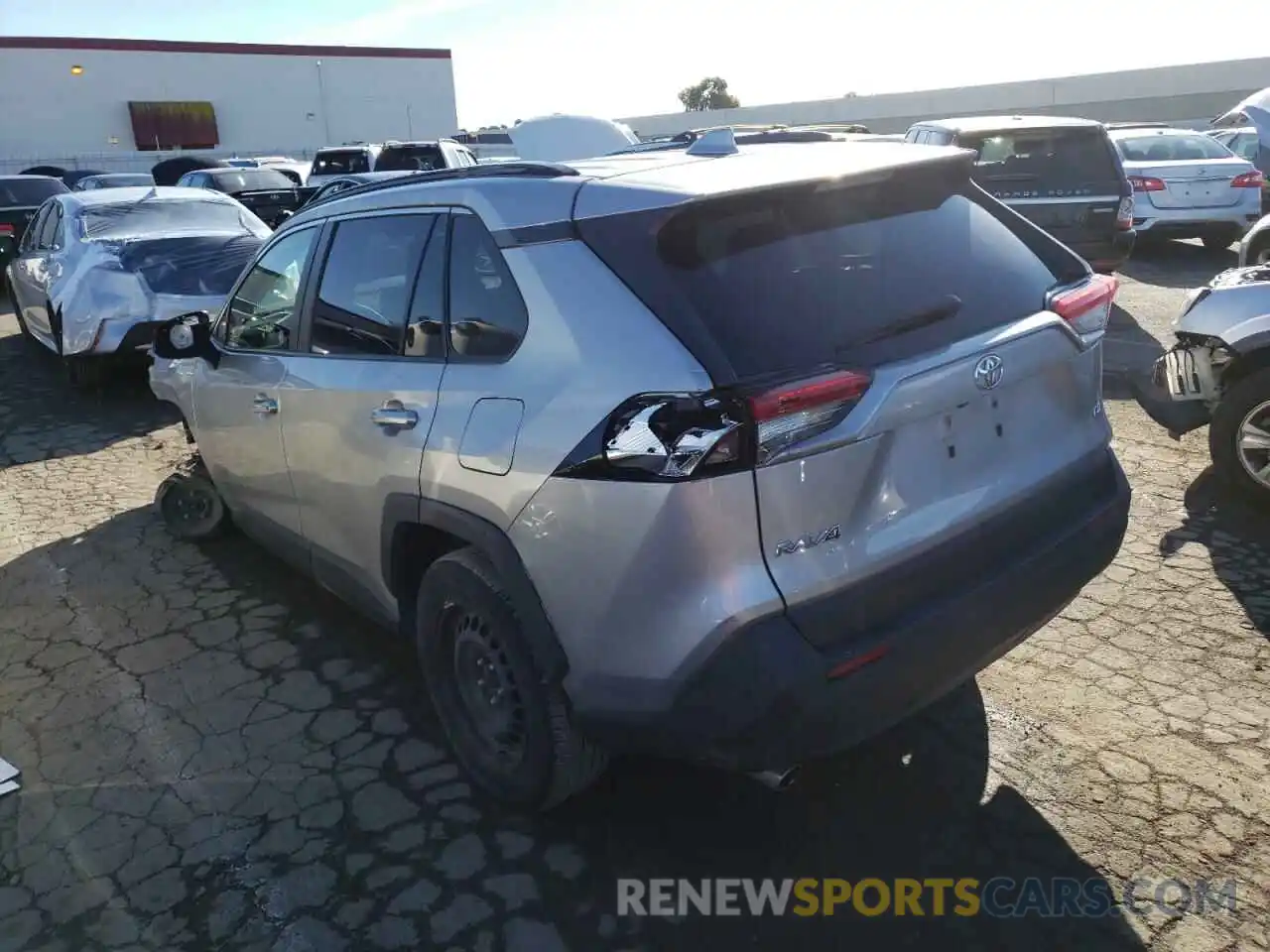 3 Фотография поврежденного автомобиля JTMH1RFV4KD500939 TOYOTA RAV4 2019