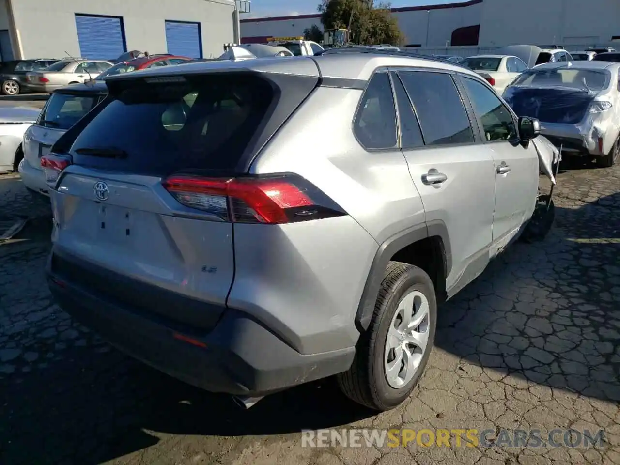 4 Photograph of a damaged car JTMH1RFV4KD500939 TOYOTA RAV4 2019