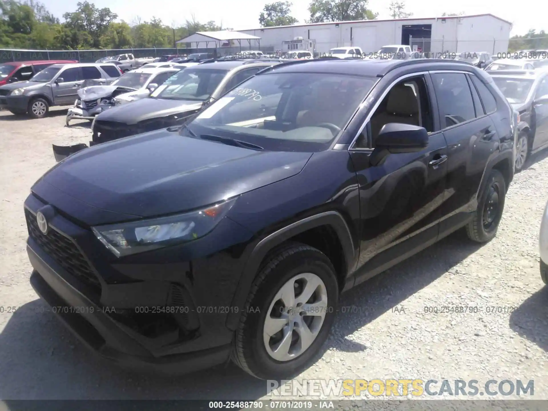 2 Photograph of a damaged car JTMH1RFV4KD505414 TOYOTA RAV4 2019