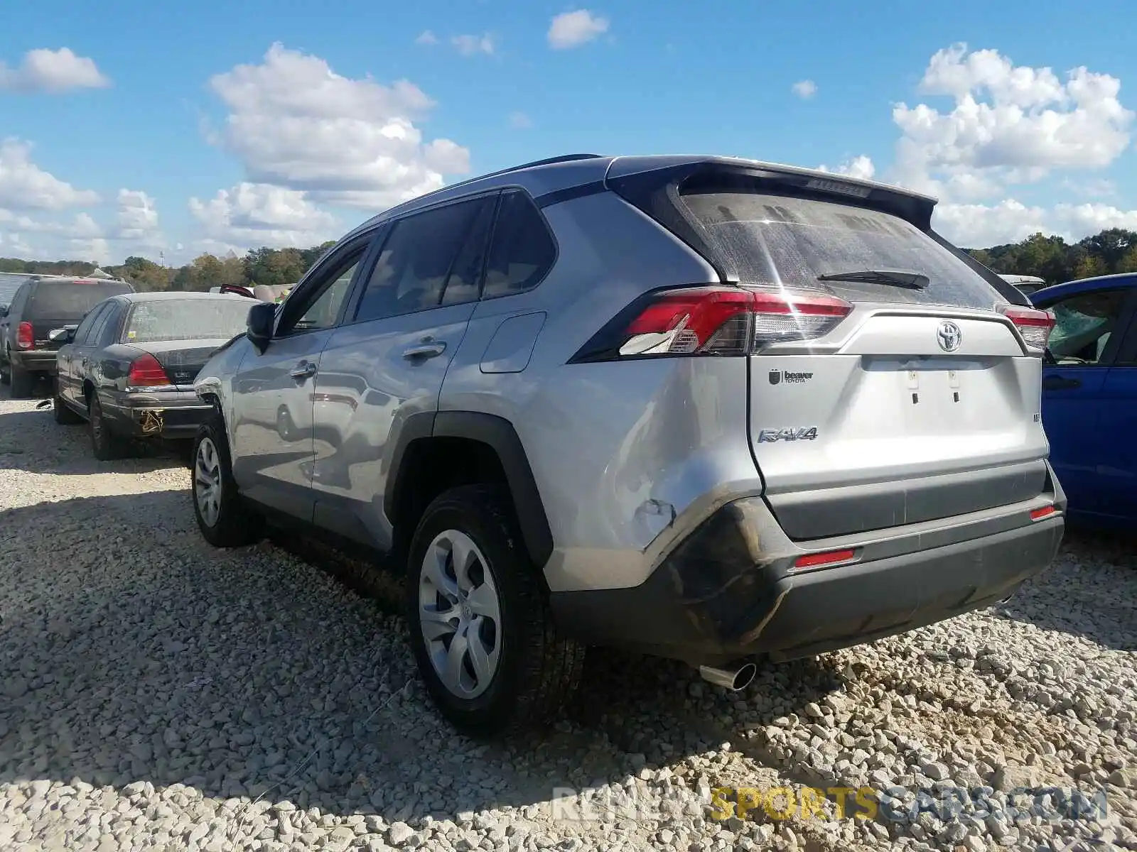 3 Фотография поврежденного автомобиля JTMH1RFV4KD508720 TOYOTA RAV4 2019