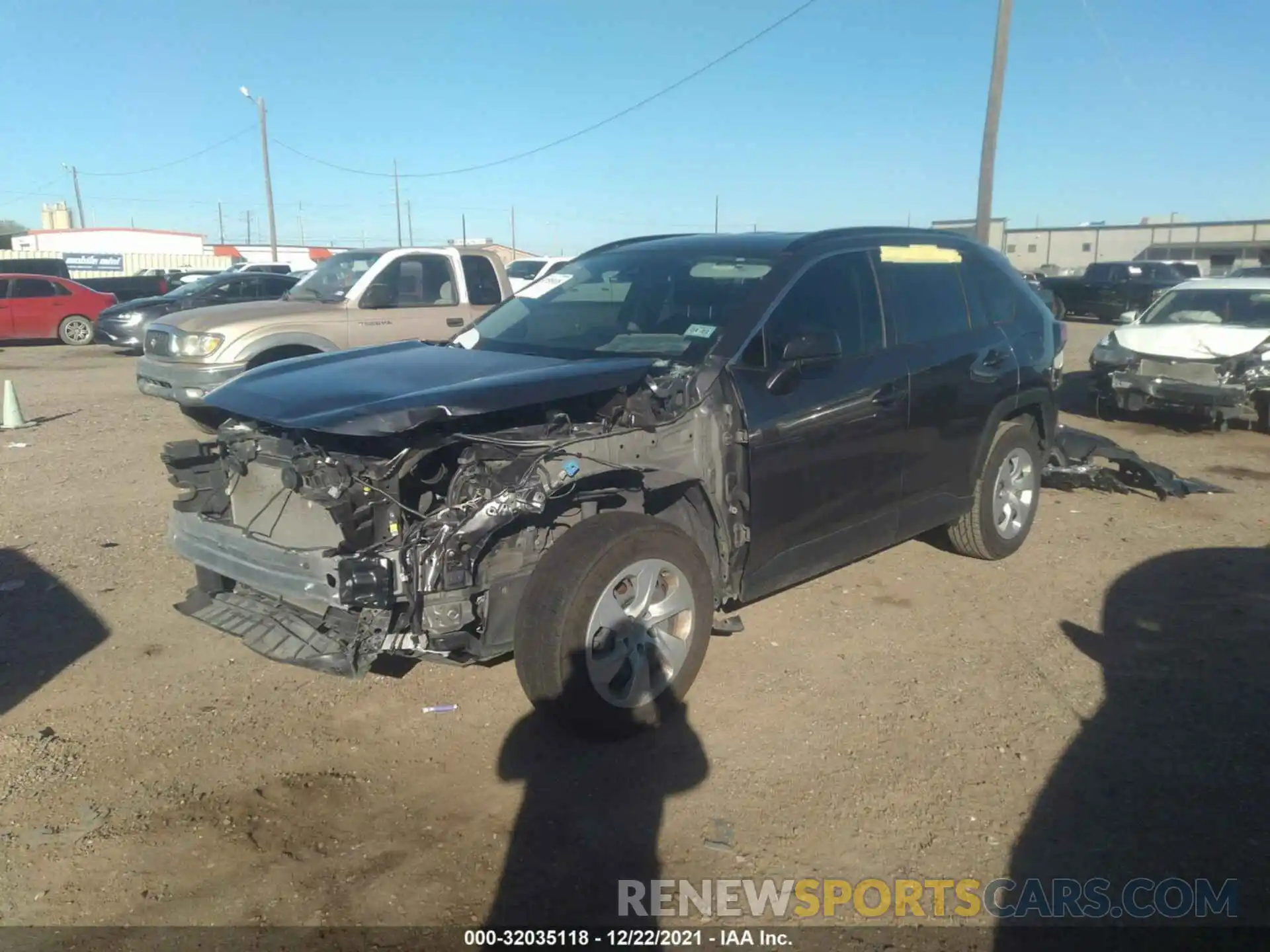 2 Photograph of a damaged car JTMH1RFV4KD509446 TOYOTA RAV4 2019