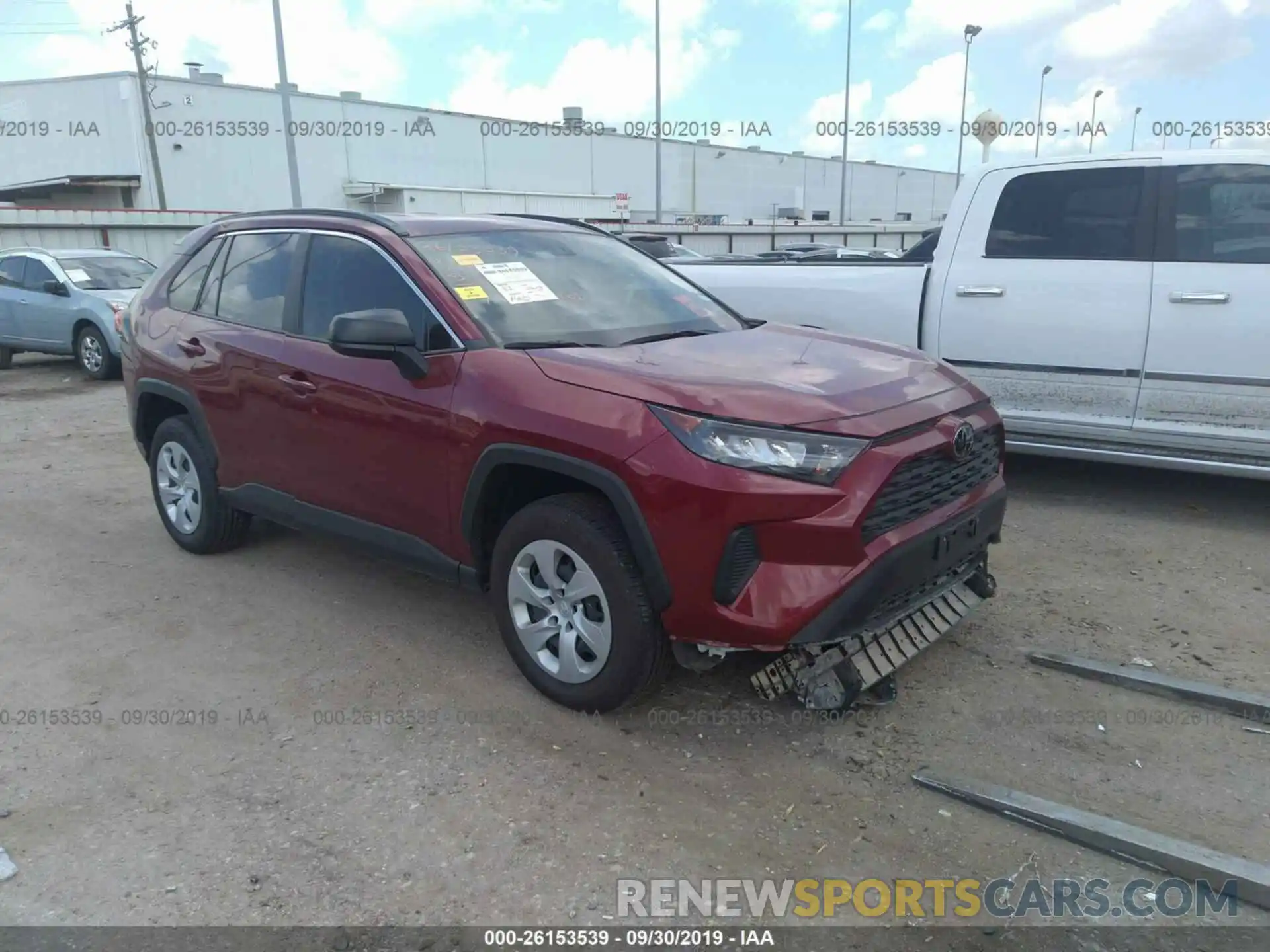 1 Photograph of a damaged car JTMH1RFV4KJ004511 TOYOTA RAV4 2019