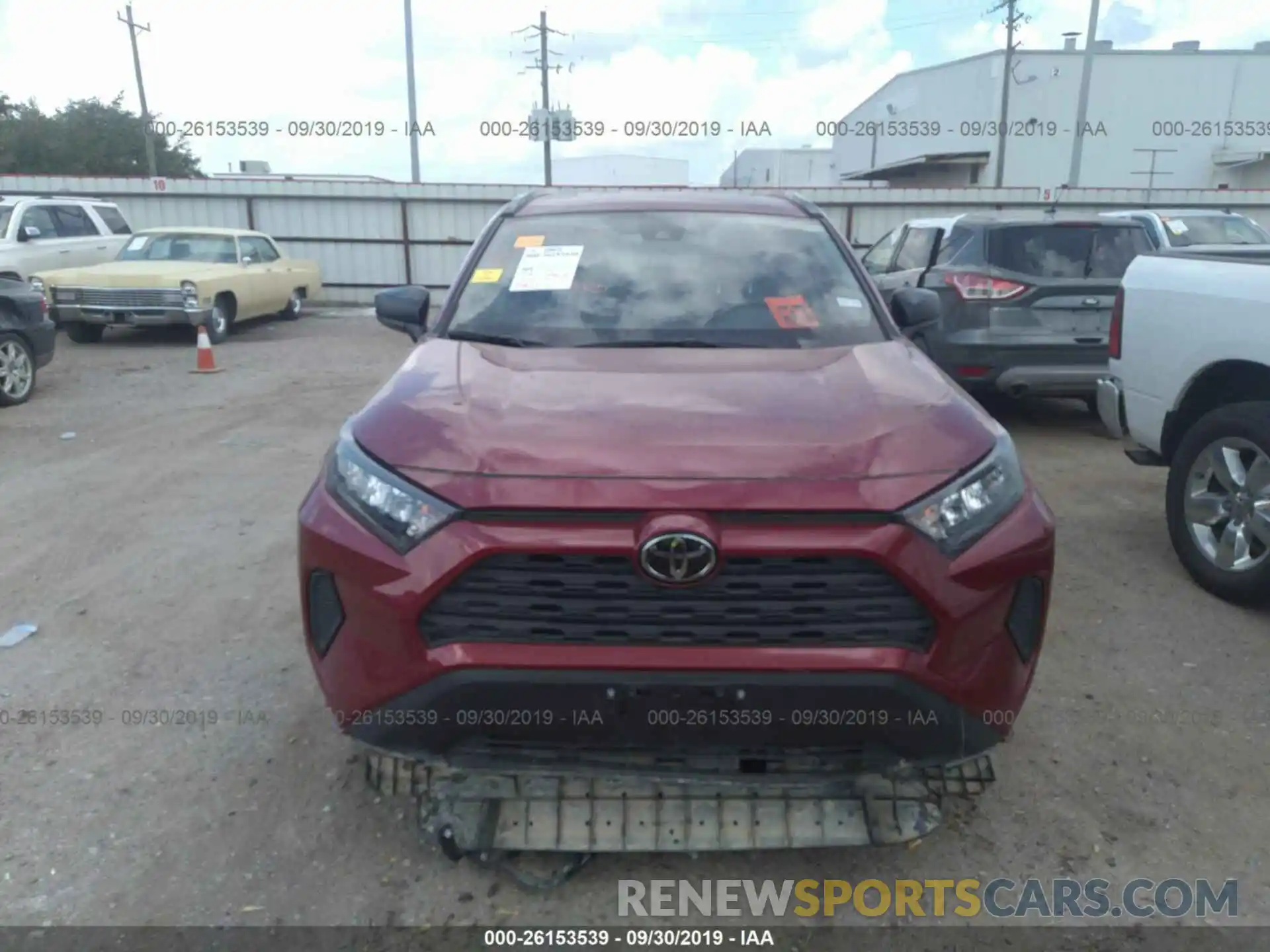 6 Photograph of a damaged car JTMH1RFV4KJ004511 TOYOTA RAV4 2019