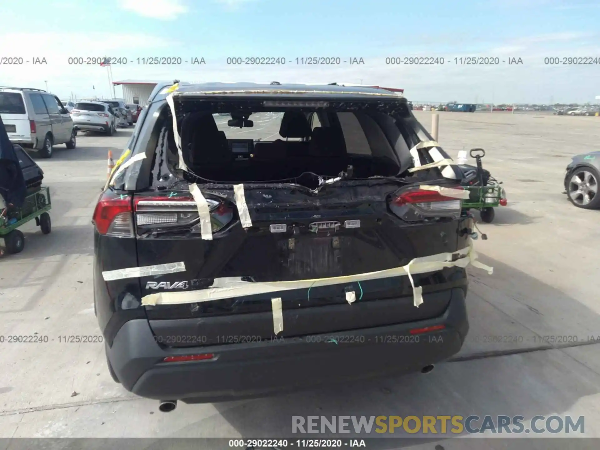 6 Photograph of a damaged car JTMH1RFV4KJ005013 TOYOTA RAV4 2019