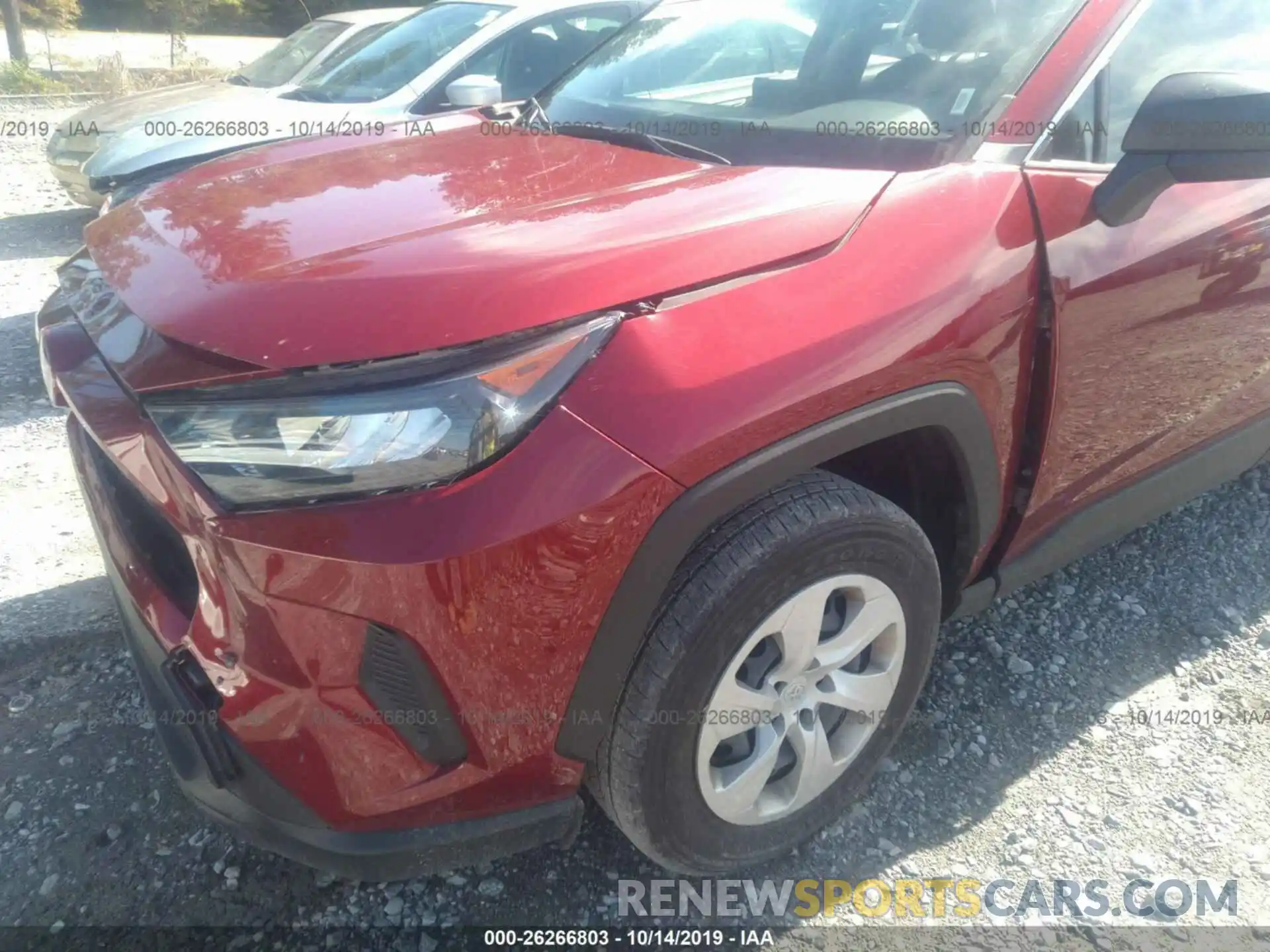 6 Photograph of a damaged car JTMH1RFV4KJ006078 TOYOTA RAV4 2019