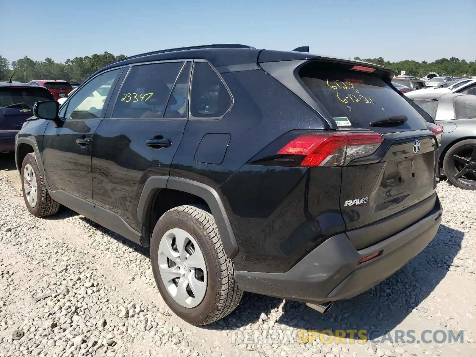 3 Фотография поврежденного автомобиля JTMH1RFV4KJ006128 TOYOTA RAV4 2019