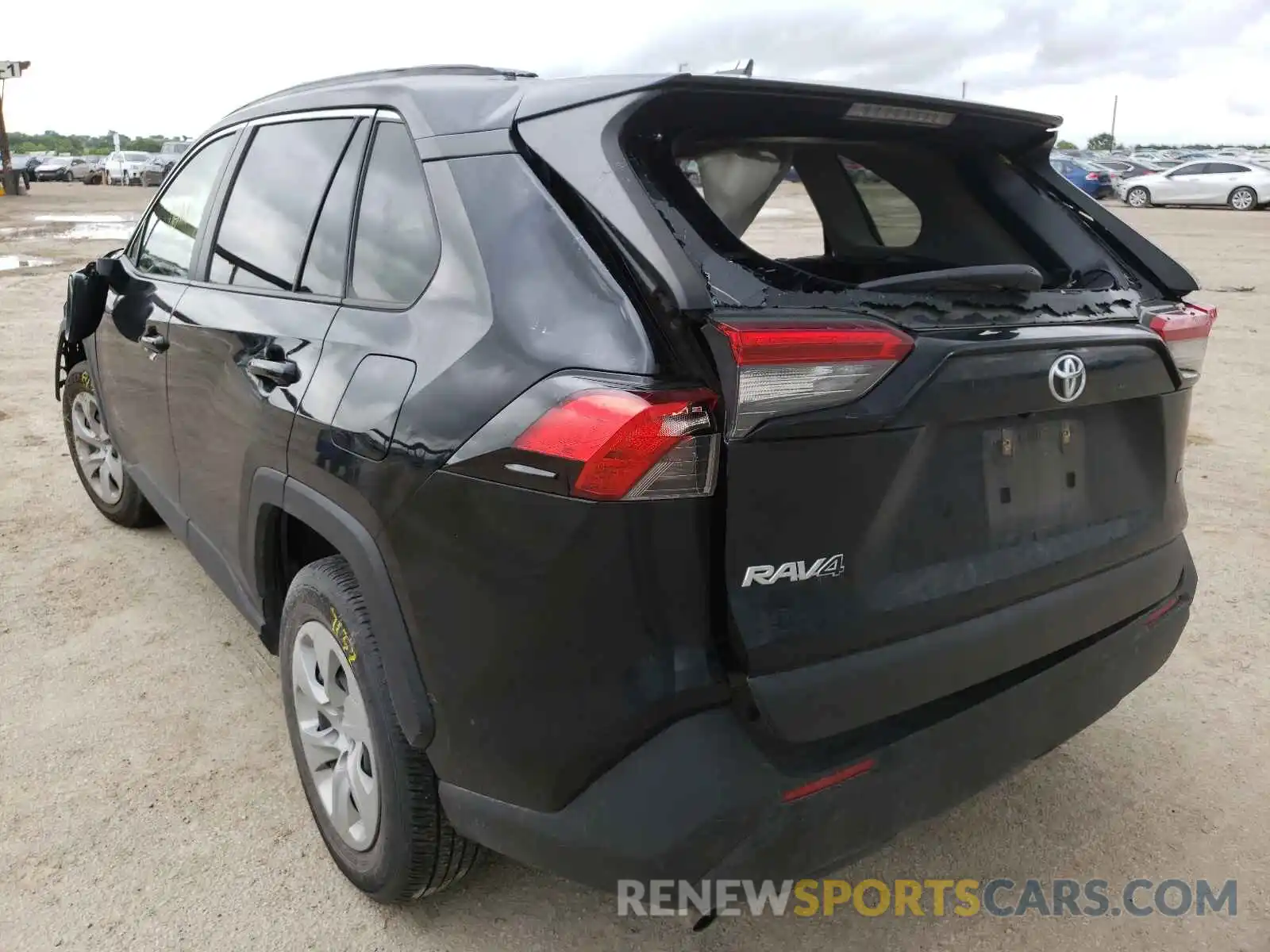 3 Photograph of a damaged car JTMH1RFV4KJ006565 TOYOTA RAV4 2019