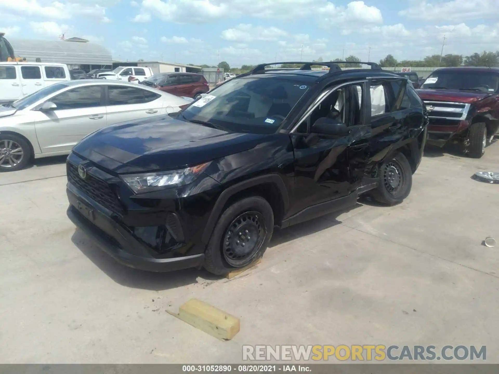 2 Photograph of a damaged car JTMH1RFV4KJ016464 TOYOTA RAV4 2019