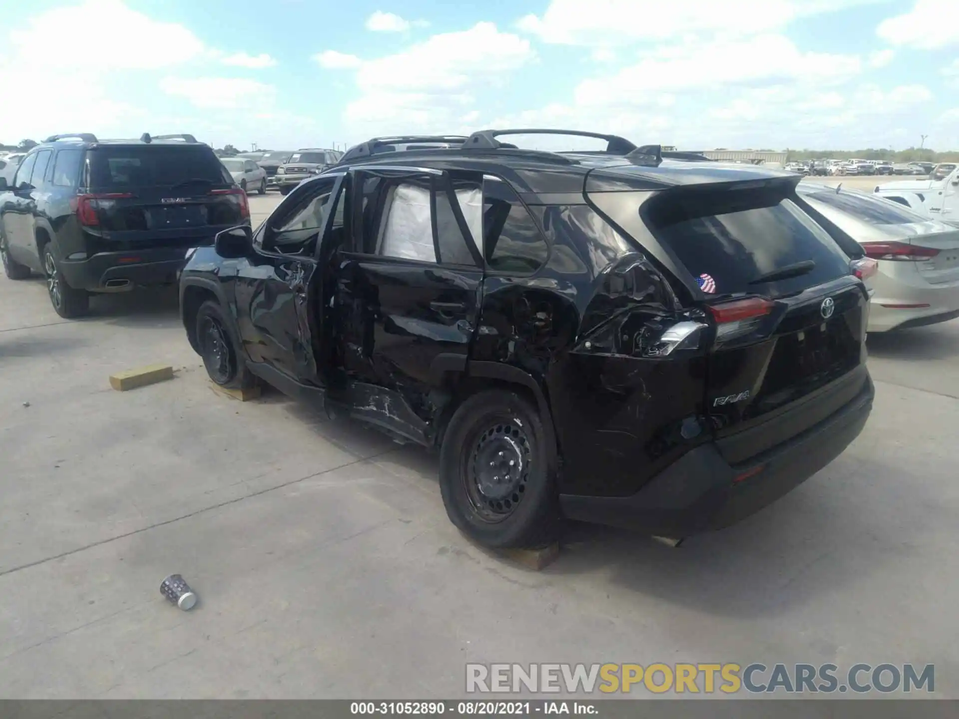 3 Фотография поврежденного автомобиля JTMH1RFV4KJ016464 TOYOTA RAV4 2019