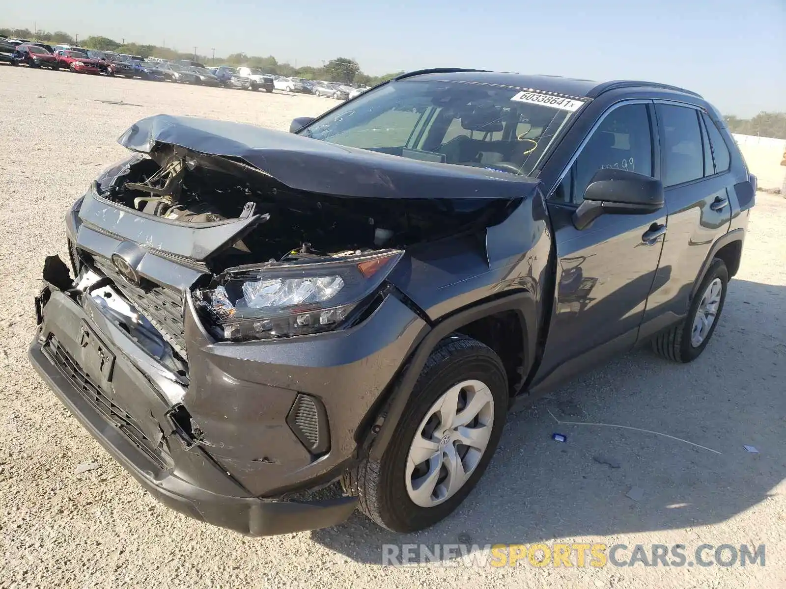 2 Photograph of a damaged car JTMH1RFV5KD005746 TOYOTA RAV4 2019