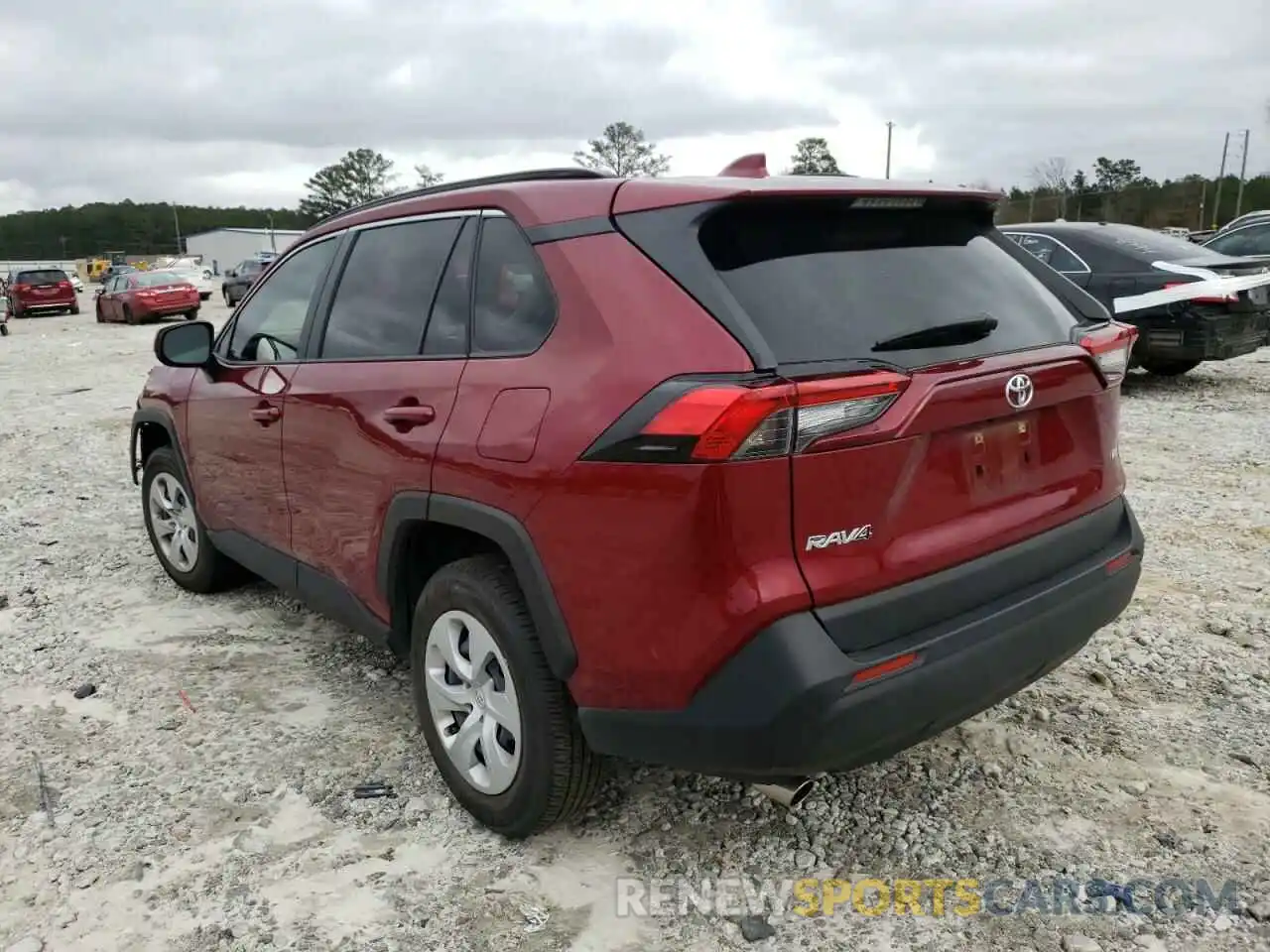 3 Фотография поврежденного автомобиля JTMH1RFV5KD007447 TOYOTA RAV4 2019