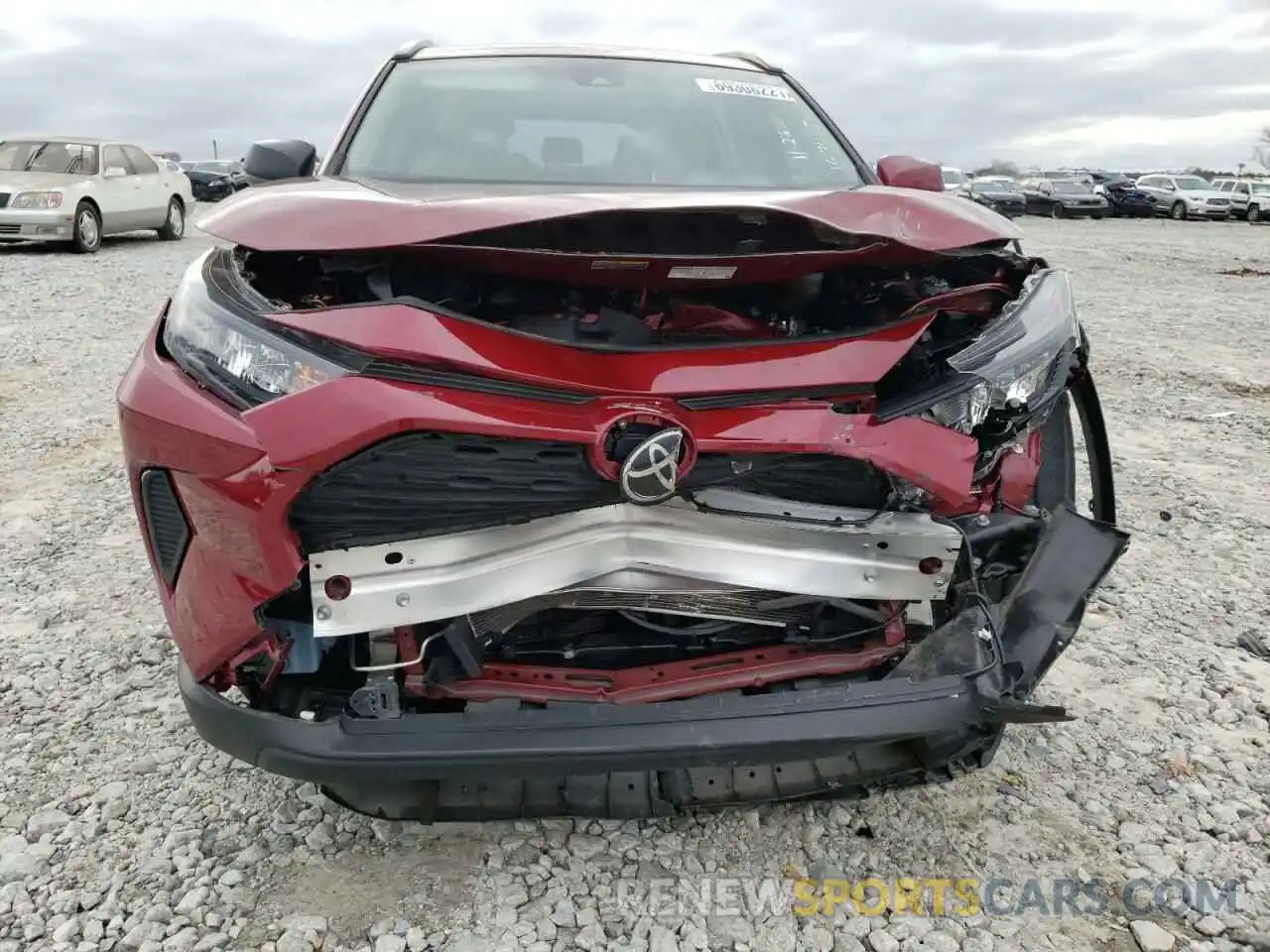 9 Photograph of a damaged car JTMH1RFV5KD007447 TOYOTA RAV4 2019