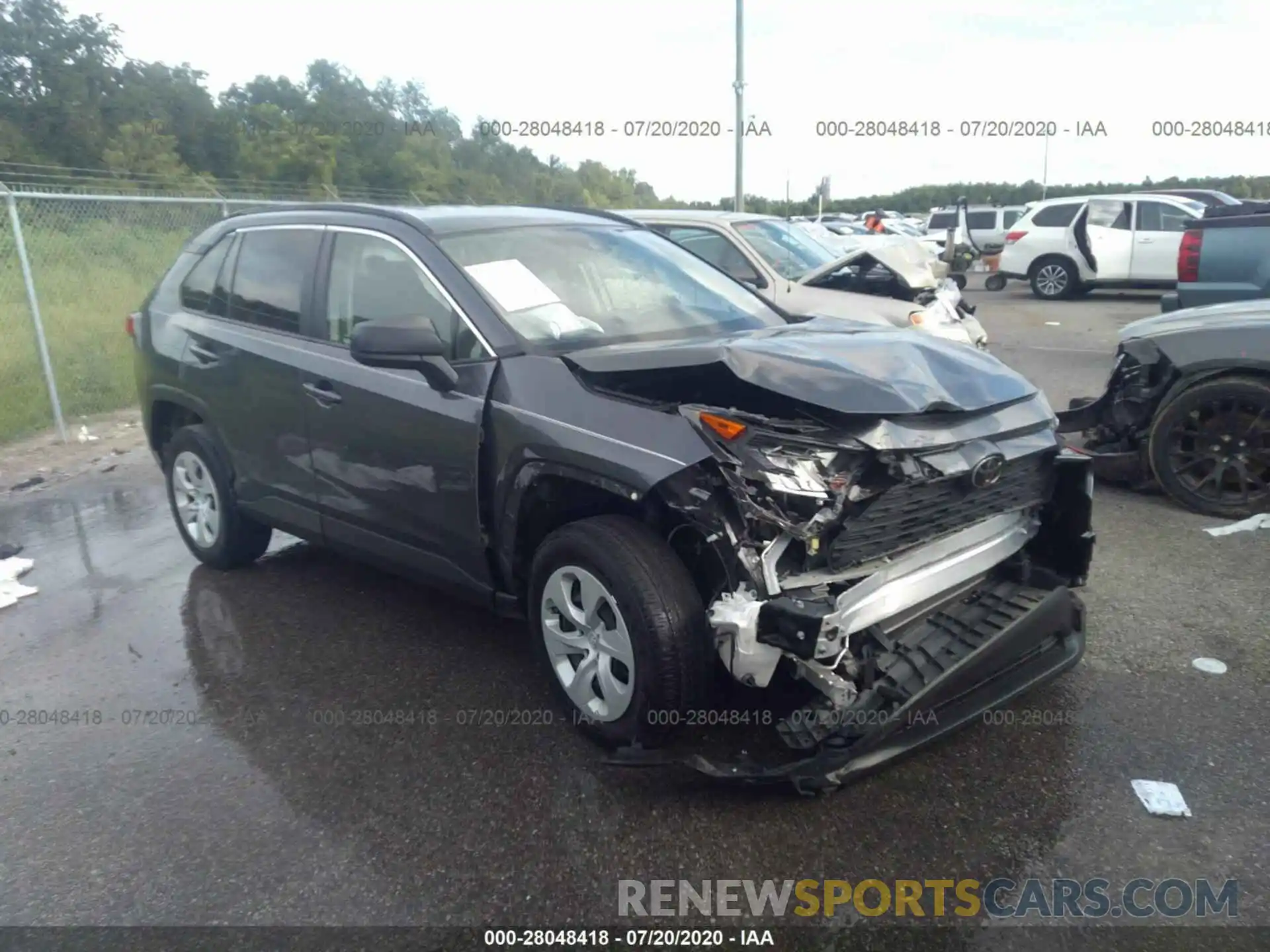 1 Photograph of a damaged car JTMH1RFV5KD011191 TOYOTA RAV4 2019