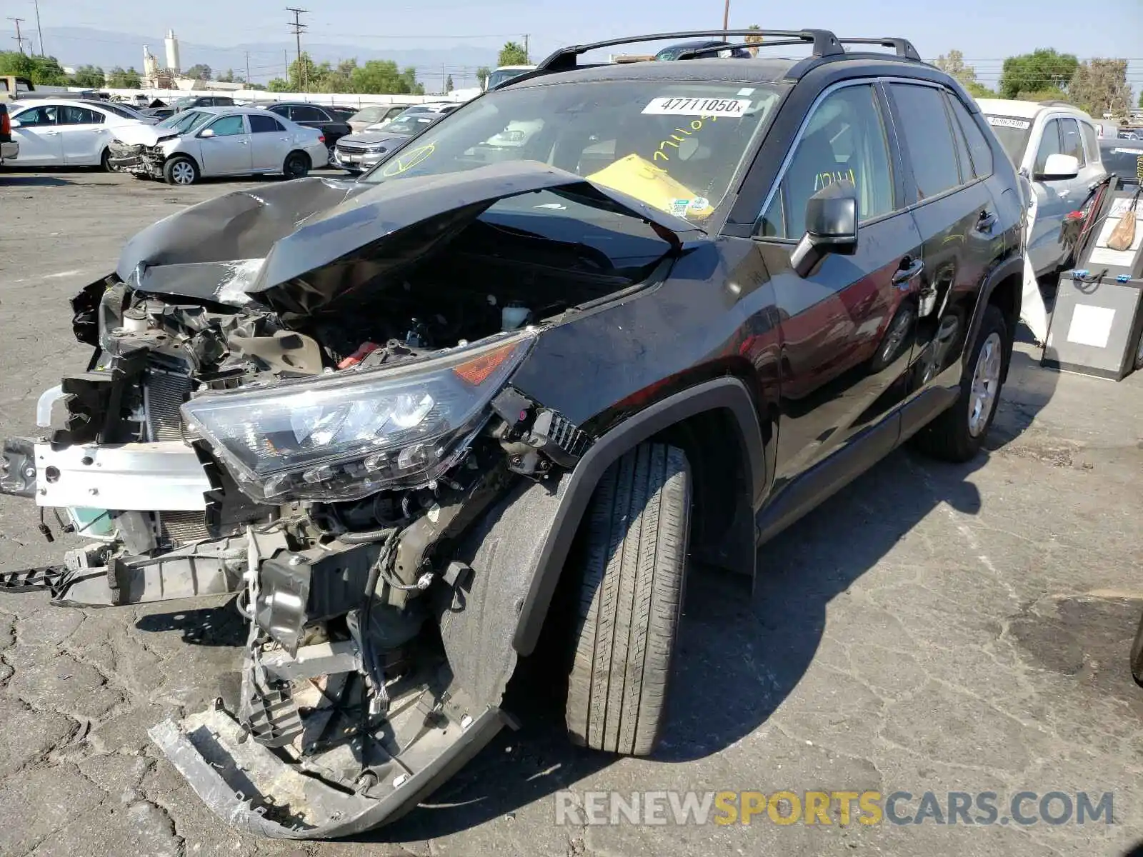 2 Photograph of a damaged car JTMH1RFV5KD023731 TOYOTA RAV4 2019