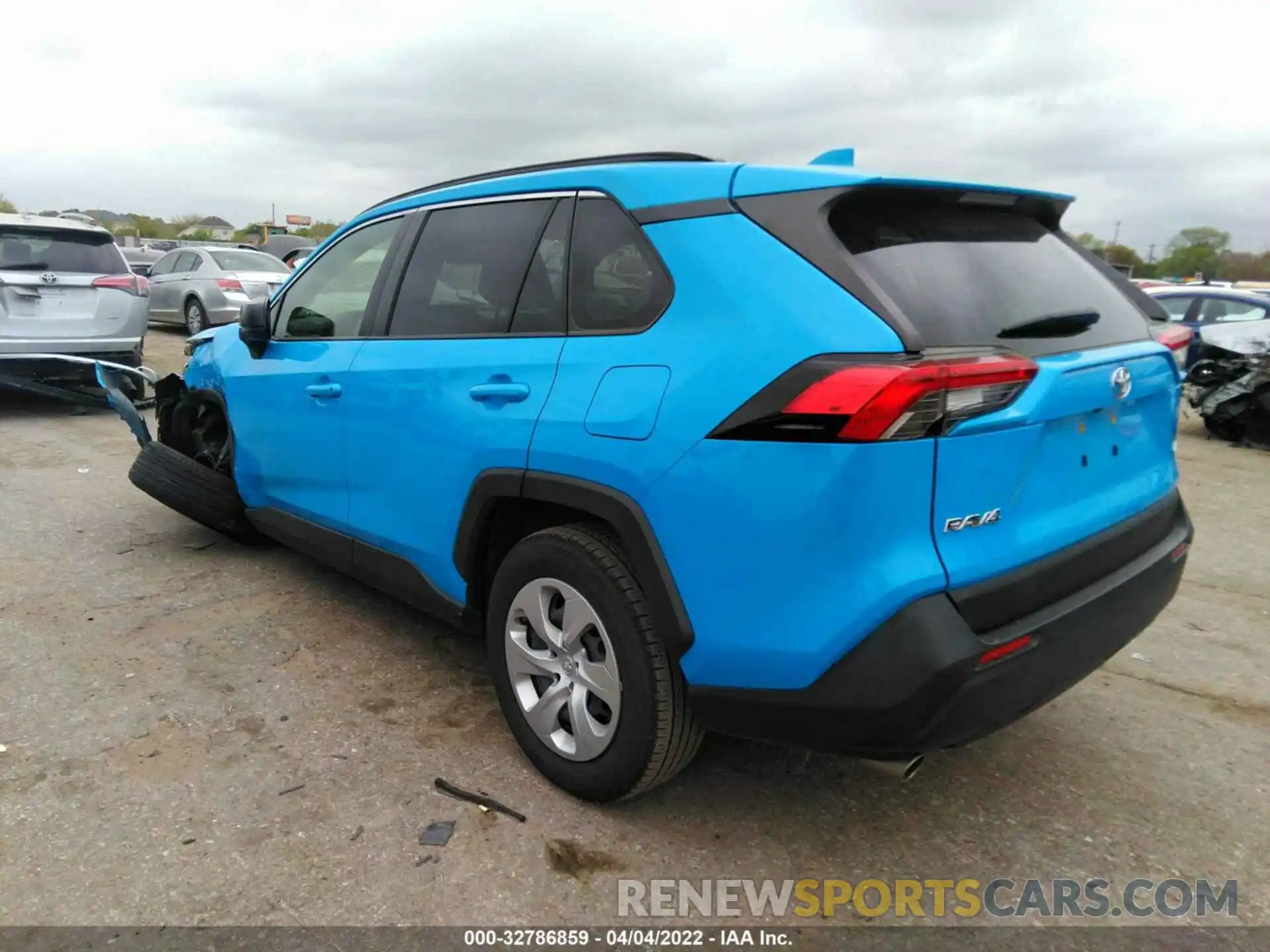 3 Фотография поврежденного автомобиля JTMH1RFV5KD023910 TOYOTA RAV4 2019