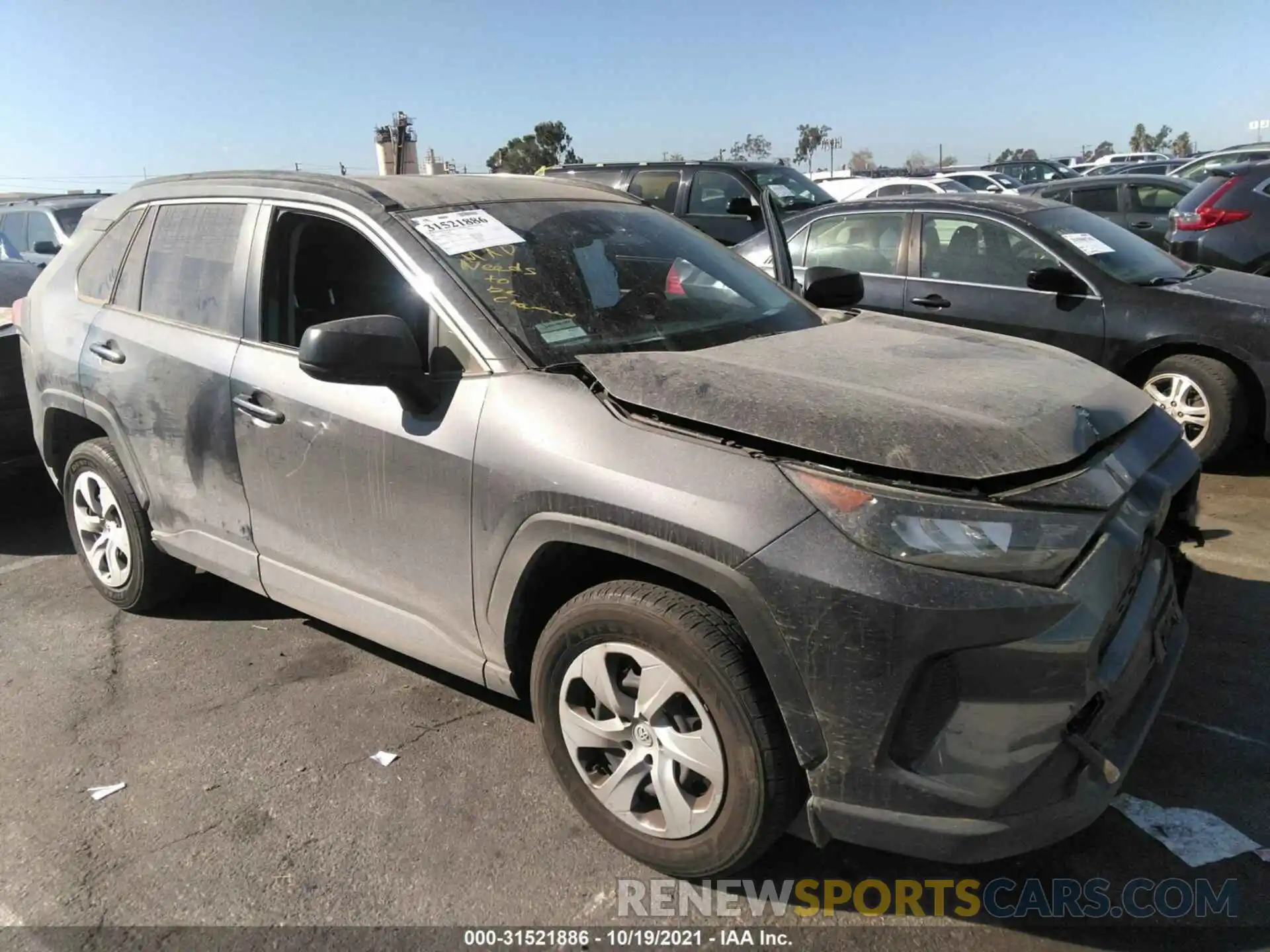 1 Фотография поврежденного автомобиля JTMH1RFV5KD024166 TOYOTA RAV4 2019