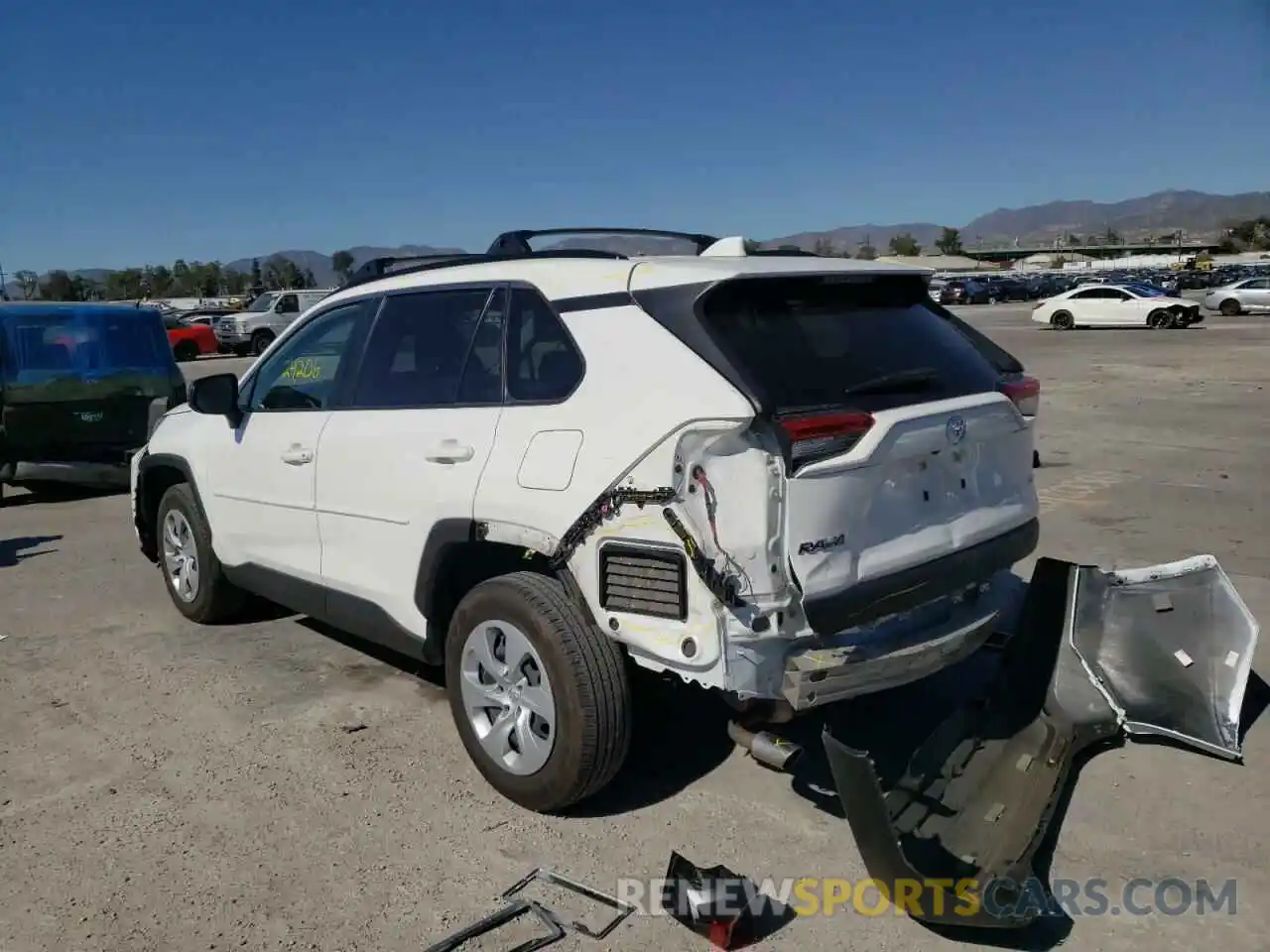 3 Фотография поврежденного автомобиля JTMH1RFV5KD029061 TOYOTA RAV4 2019