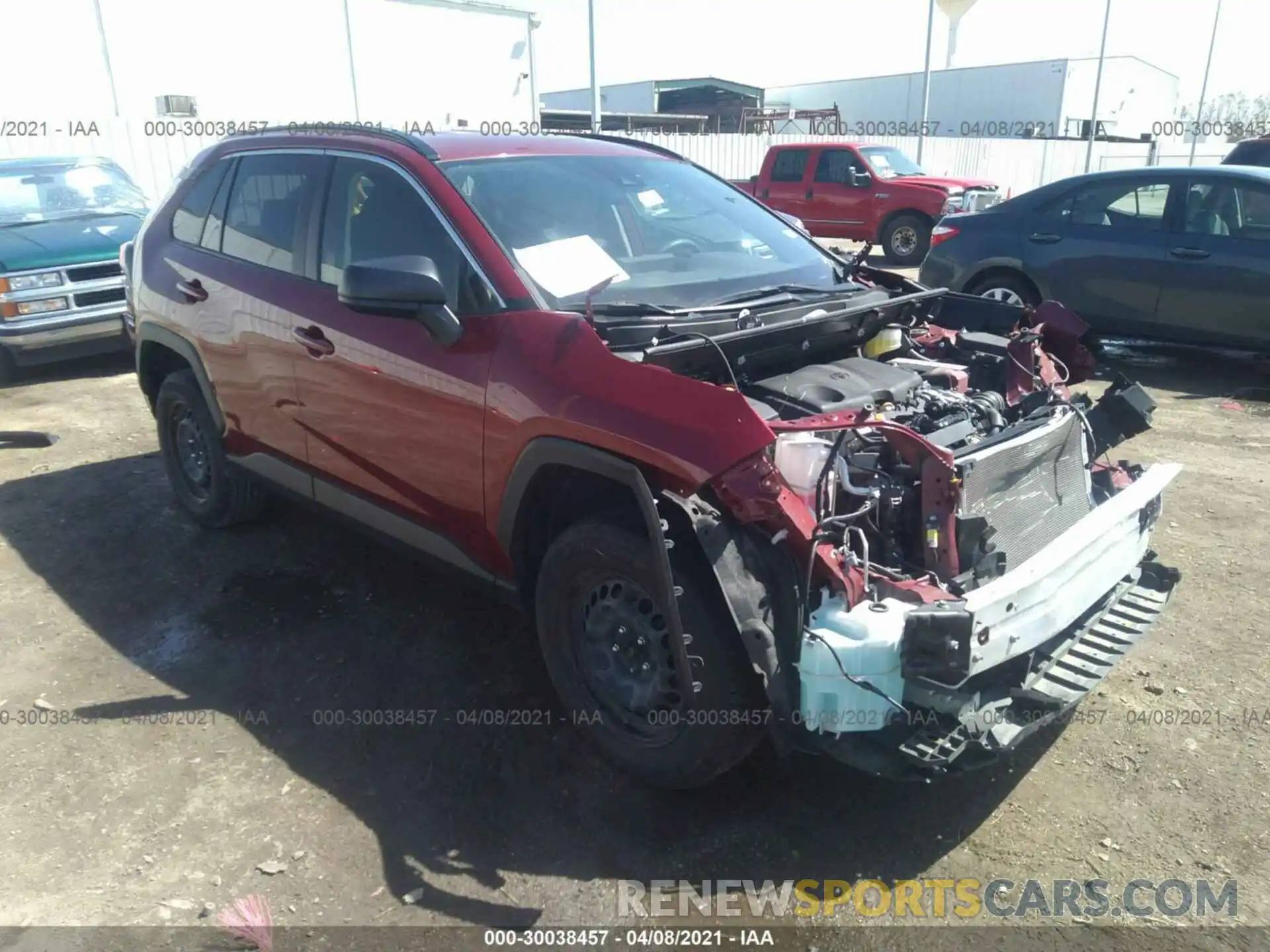 1 Фотография поврежденного автомобиля JTMH1RFV5KD040058 TOYOTA RAV4 2019