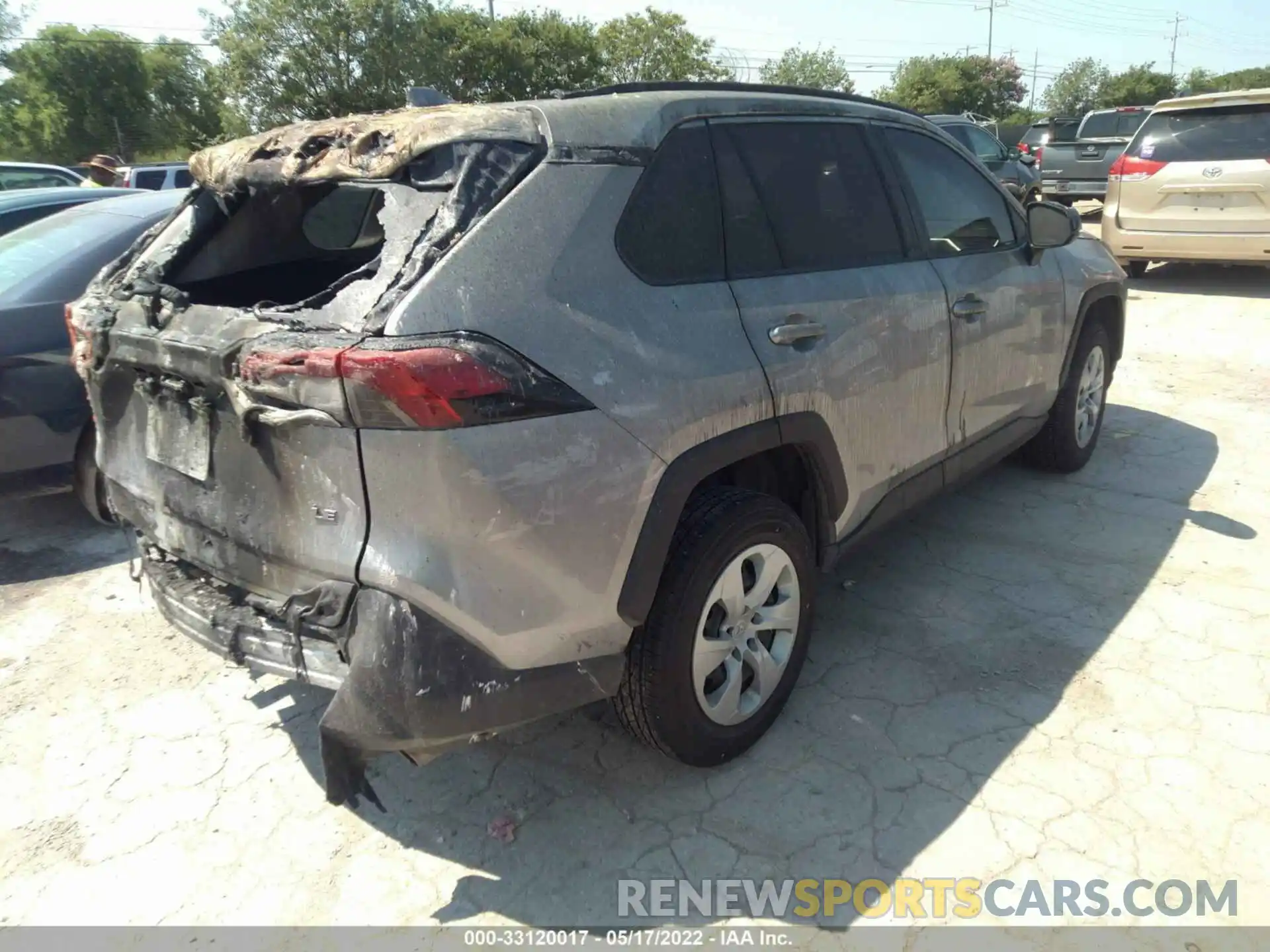 4 Фотография поврежденного автомобиля JTMH1RFV5KD041811 TOYOTA RAV4 2019