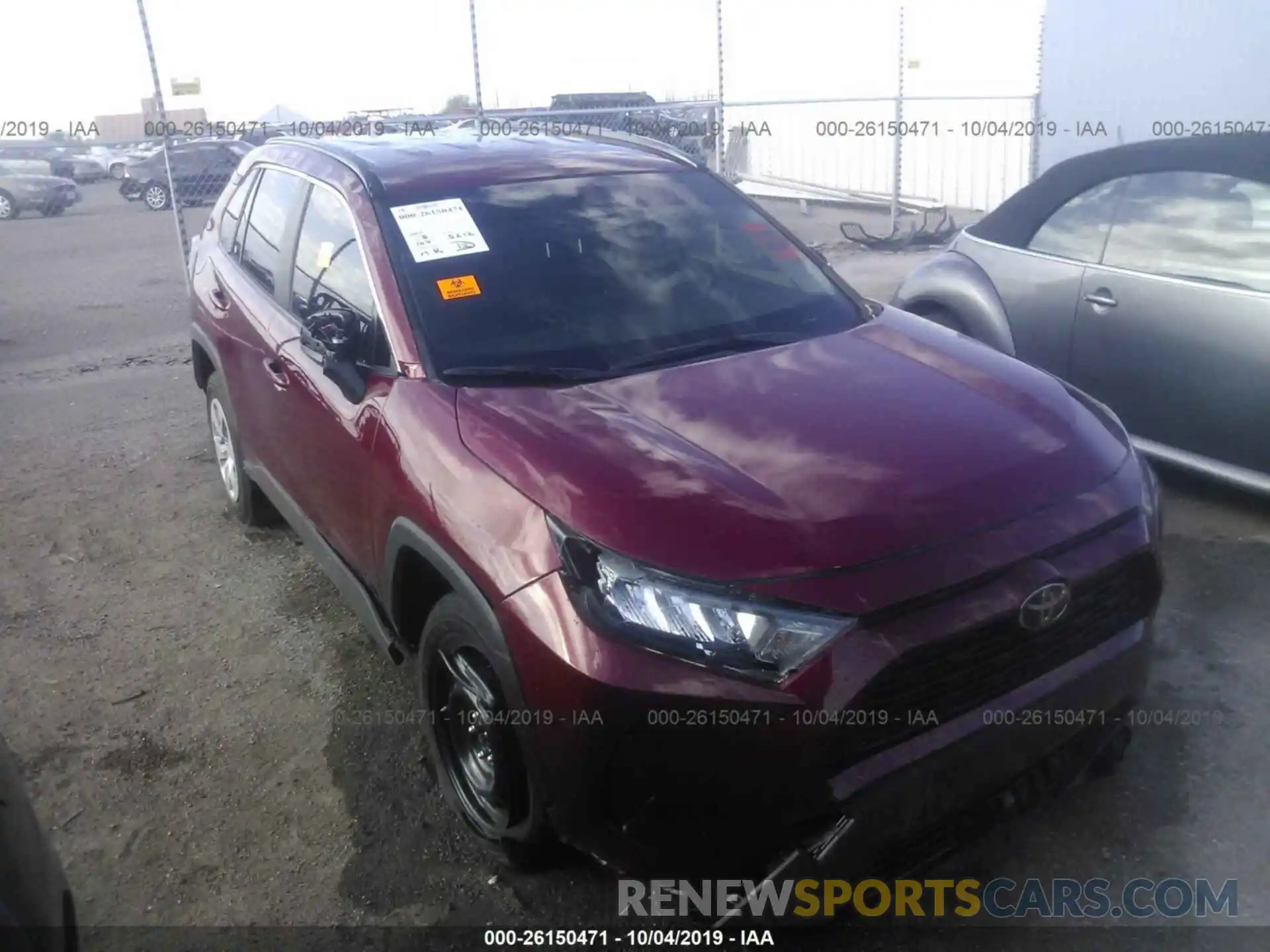 1 Фотография поврежденного автомобиля JTMH1RFV5KD500769 TOYOTA RAV4 2019