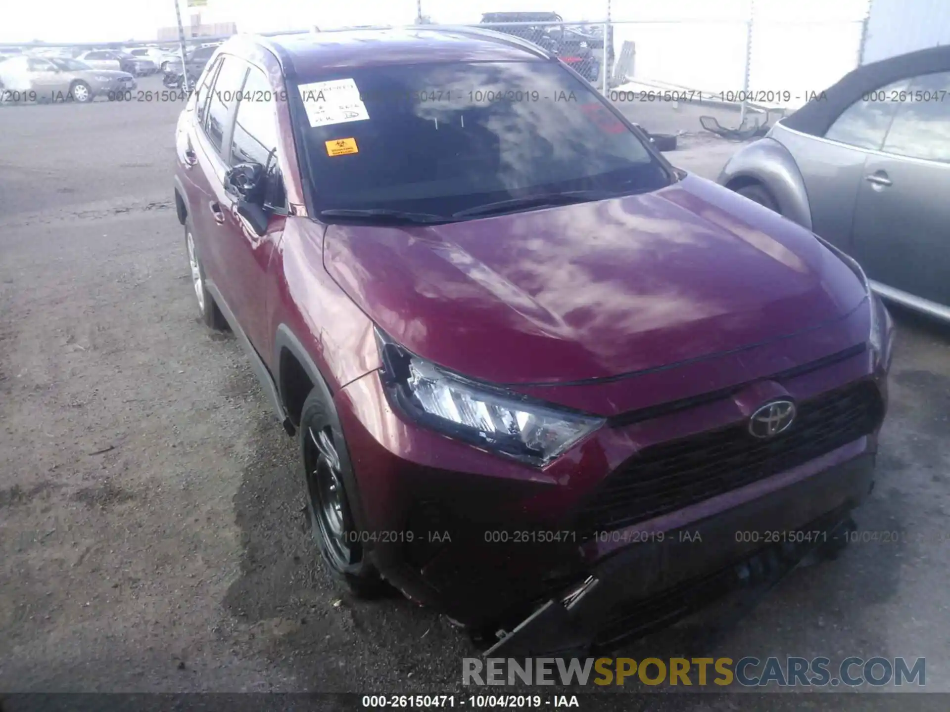 6 Фотография поврежденного автомобиля JTMH1RFV5KD500769 TOYOTA RAV4 2019