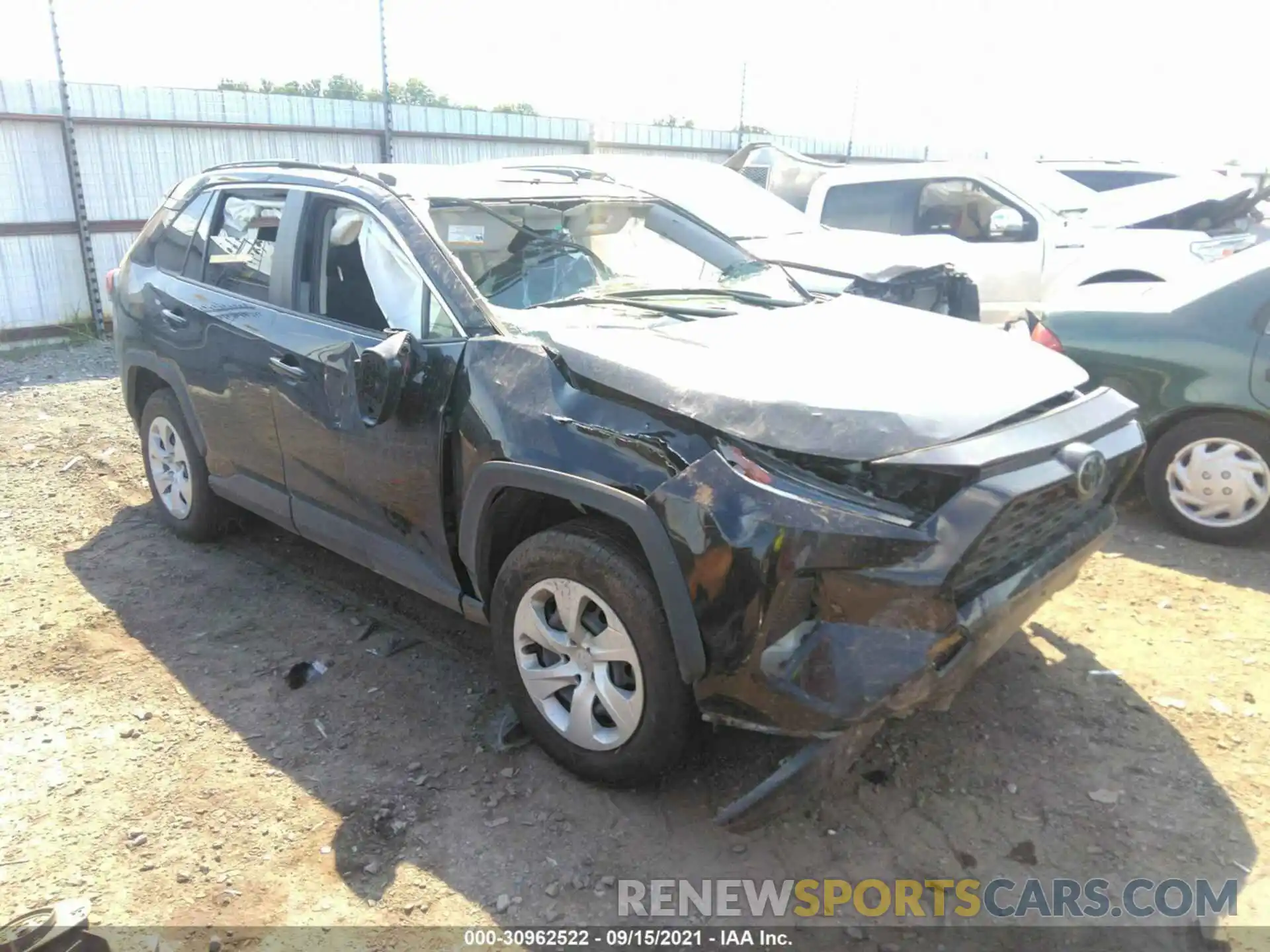 1 Photograph of a damaged car JTMH1RFV5KJ001035 TOYOTA RAV4 2019