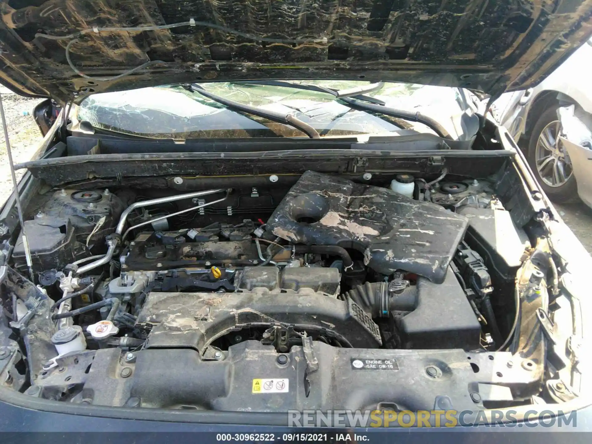 10 Photograph of a damaged car JTMH1RFV5KJ001035 TOYOTA RAV4 2019