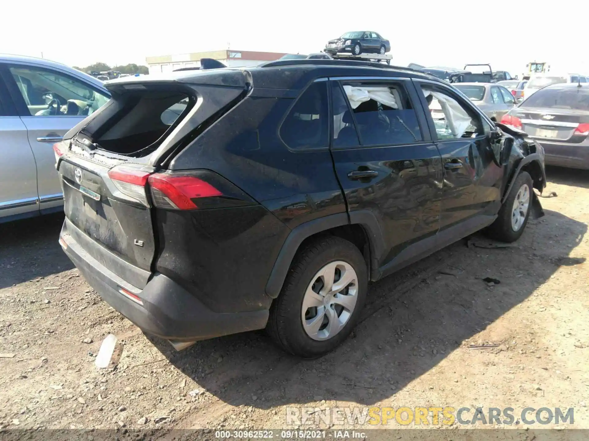 4 Фотография поврежденного автомобиля JTMH1RFV5KJ001035 TOYOTA RAV4 2019